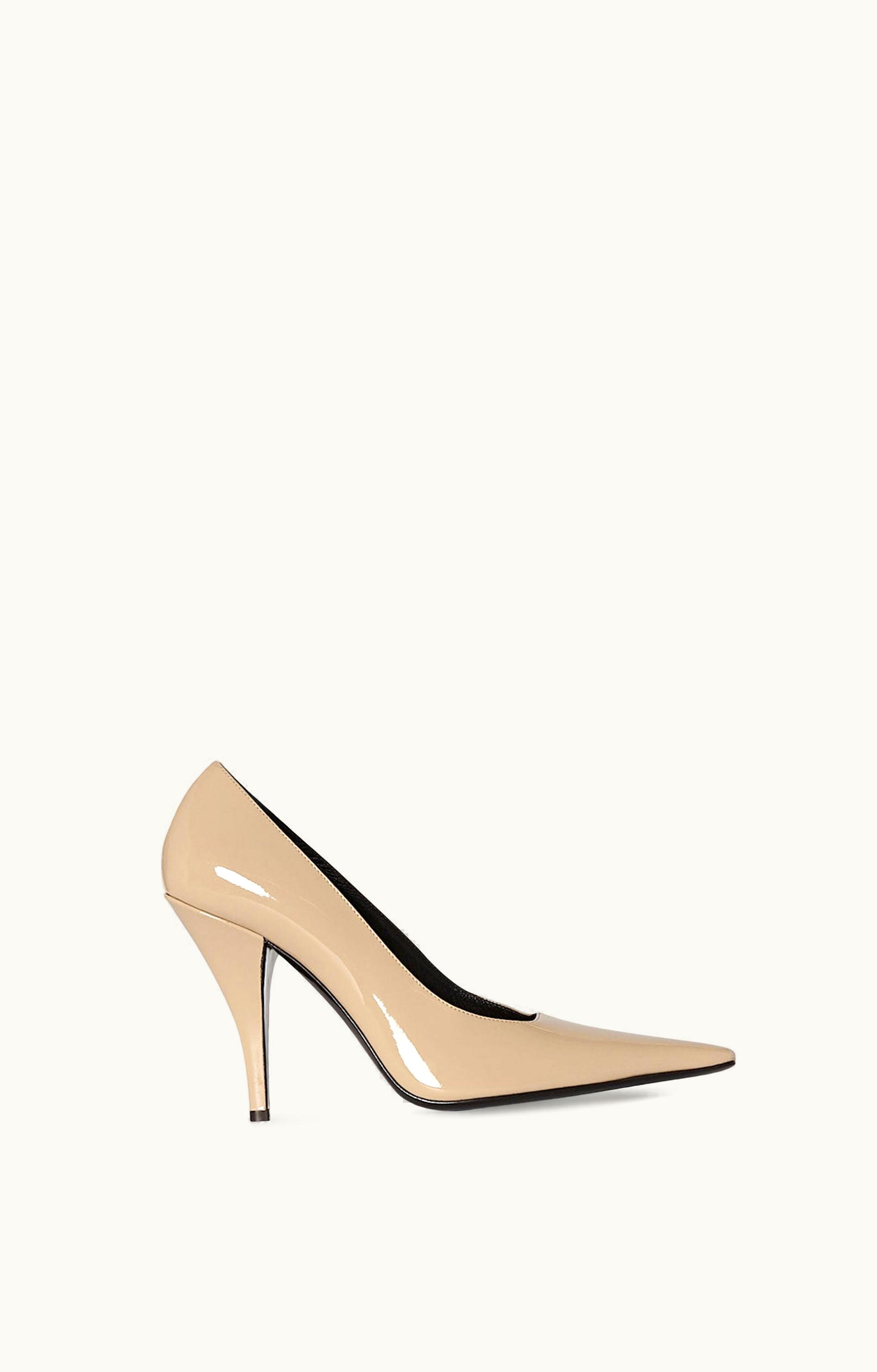 The Row The Row Lana Pump Beige In Patent Leather