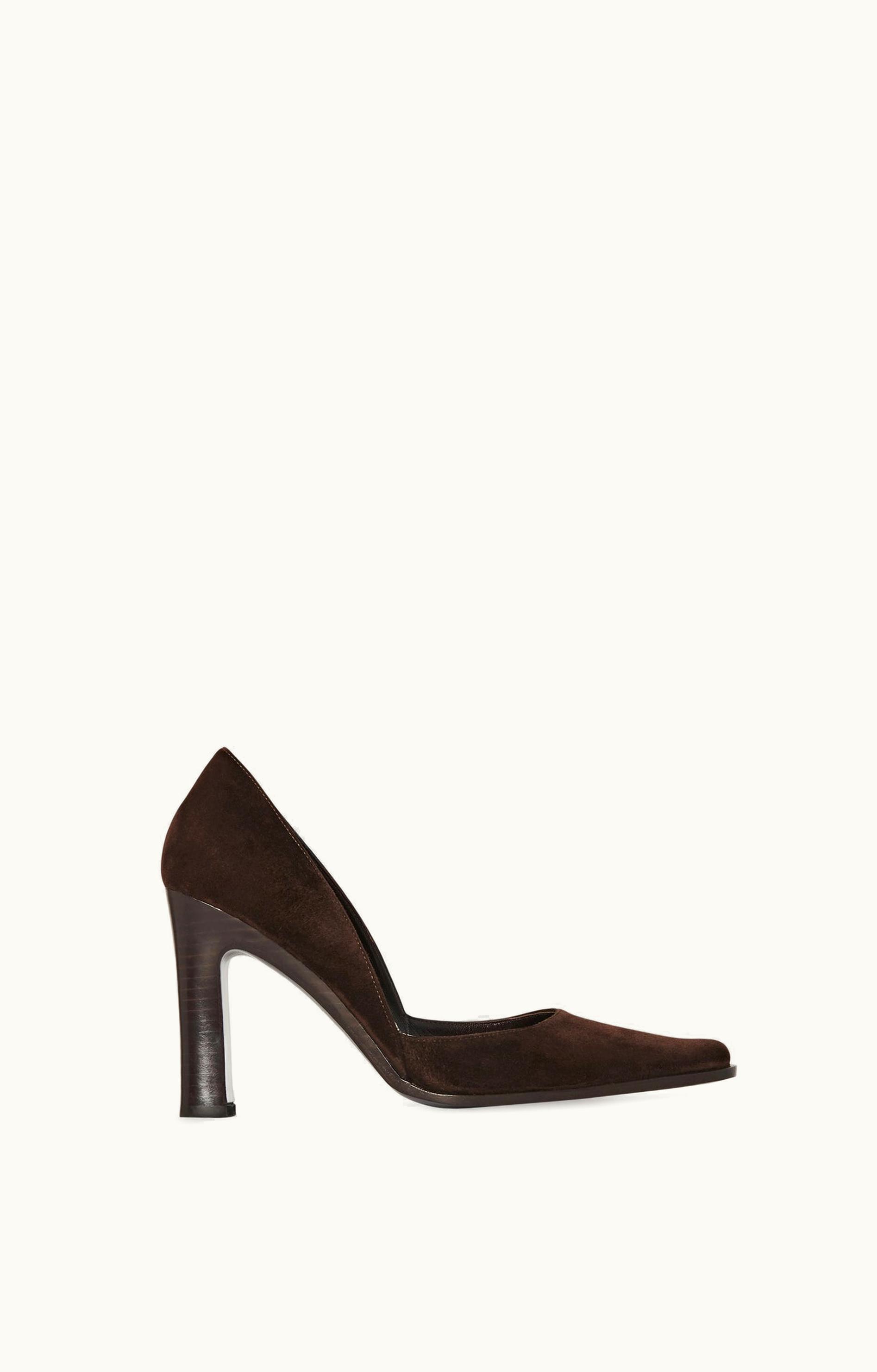 The Row The Row Mae Pump Brown In Suede