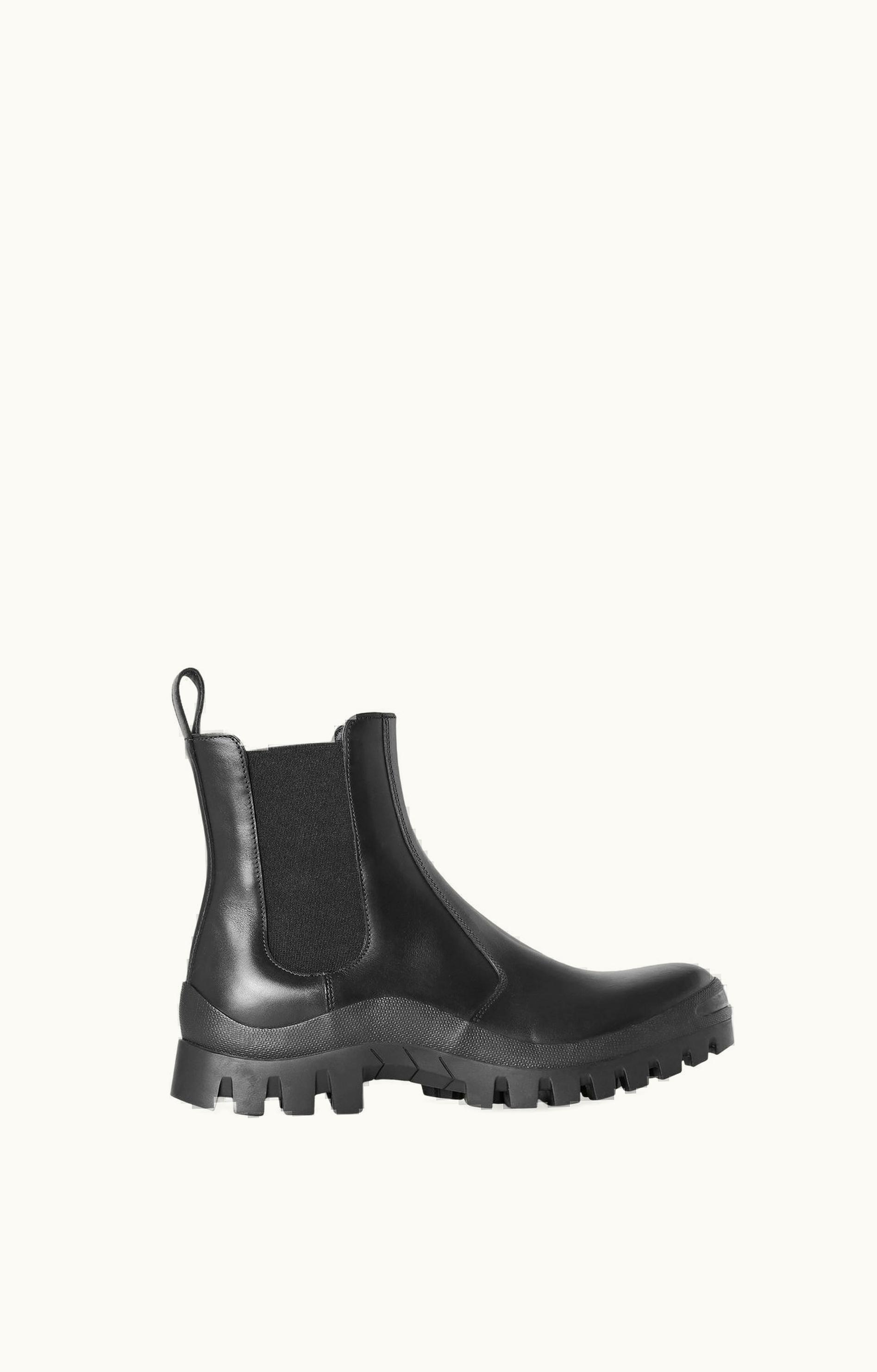 The Row The Row Greta Winter Boot Black In Leather