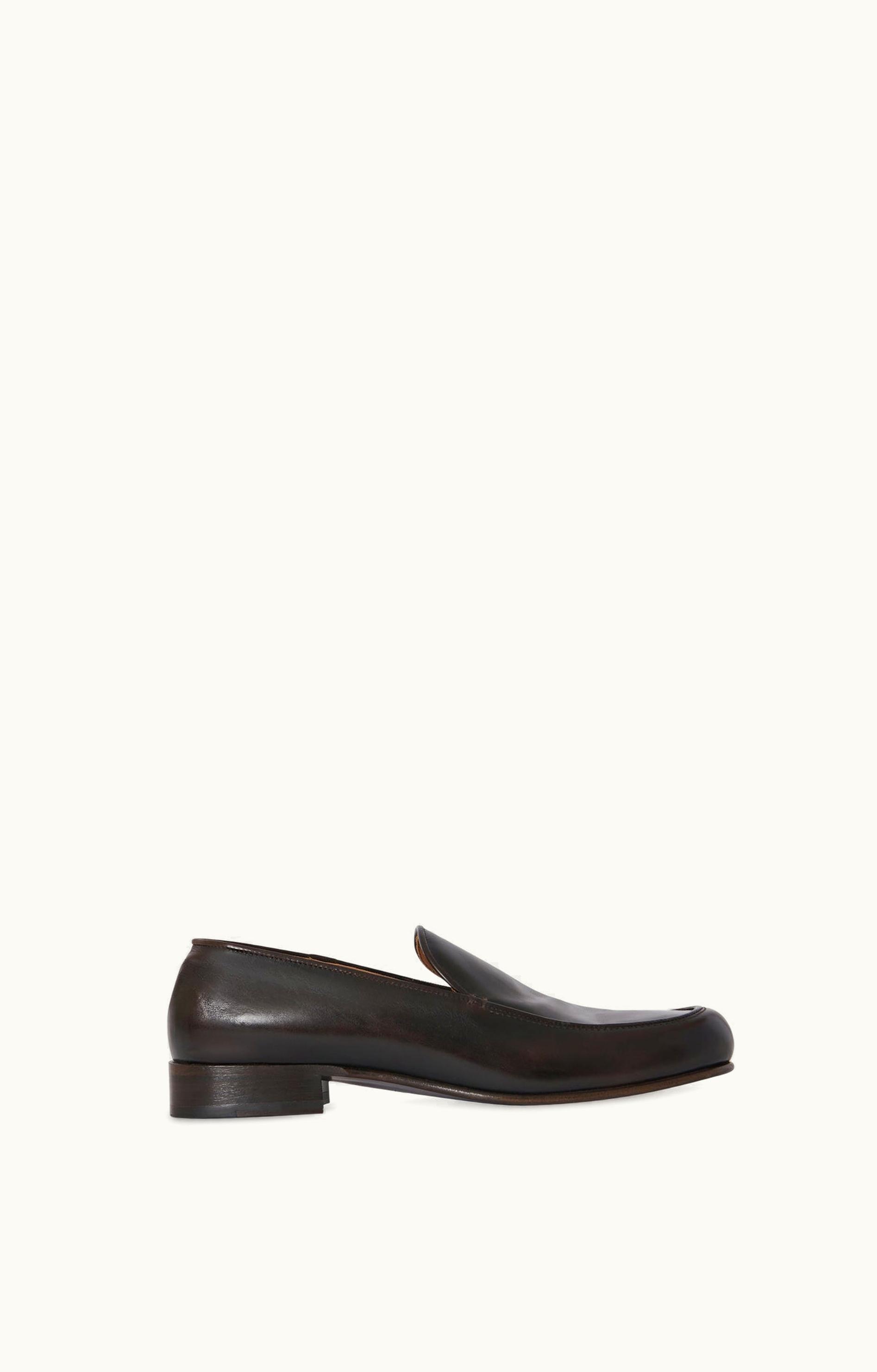 The Row The Row Flynn Loafer Brown In Leather