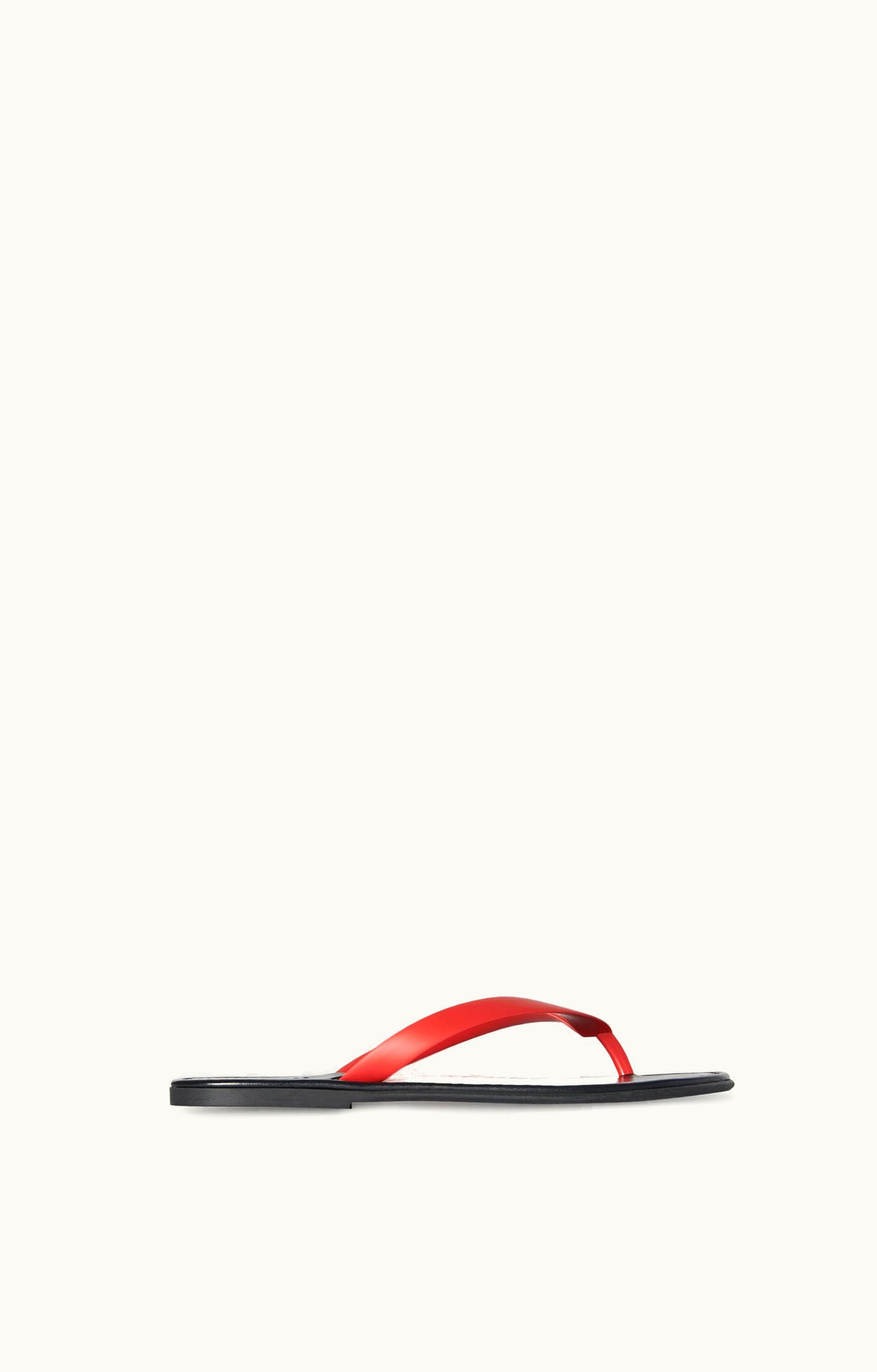 The Row The Row Beach Flip Flop Red In Rubber