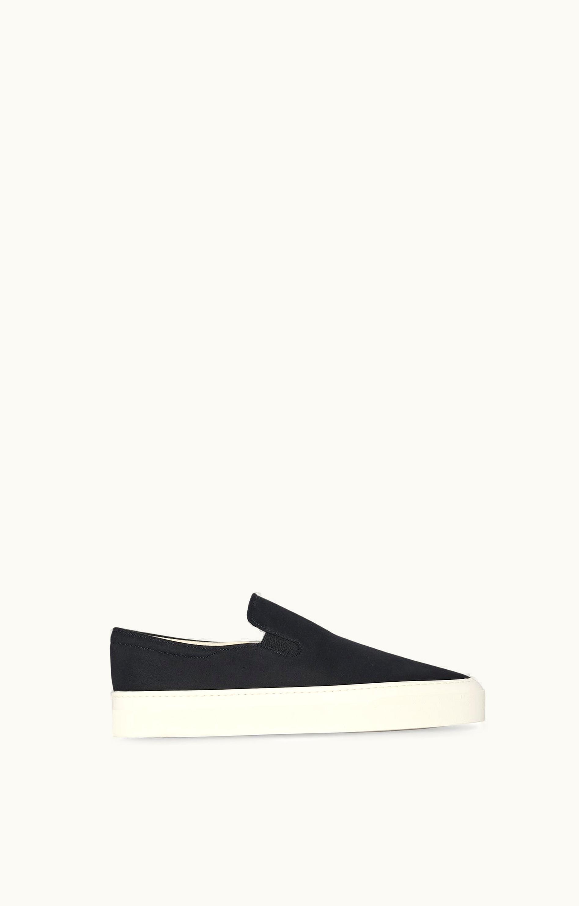 The Row The Row Marie H Slip-On Sneaker Cotton Black