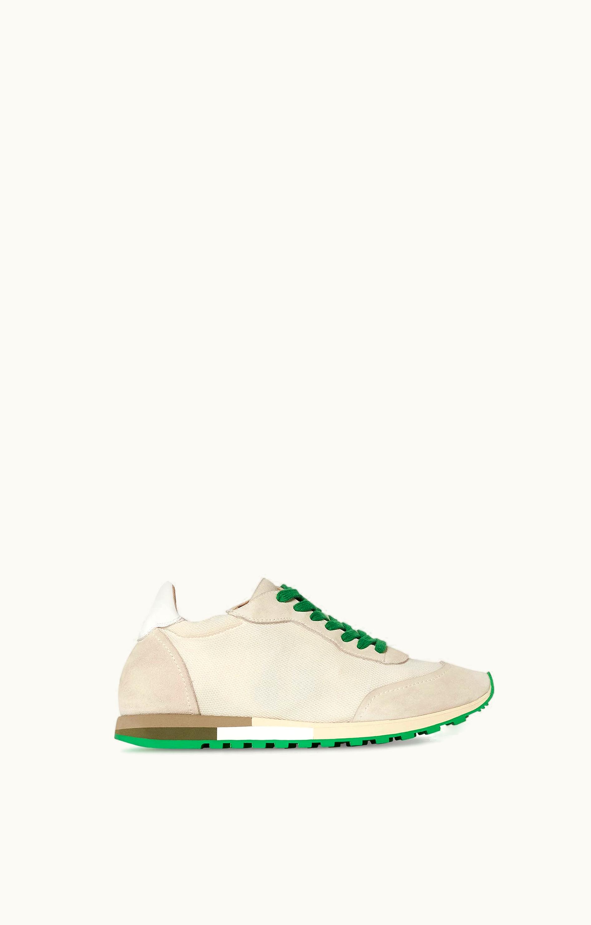 The Row The Row Owen Runner Beige In Nylon And Suede