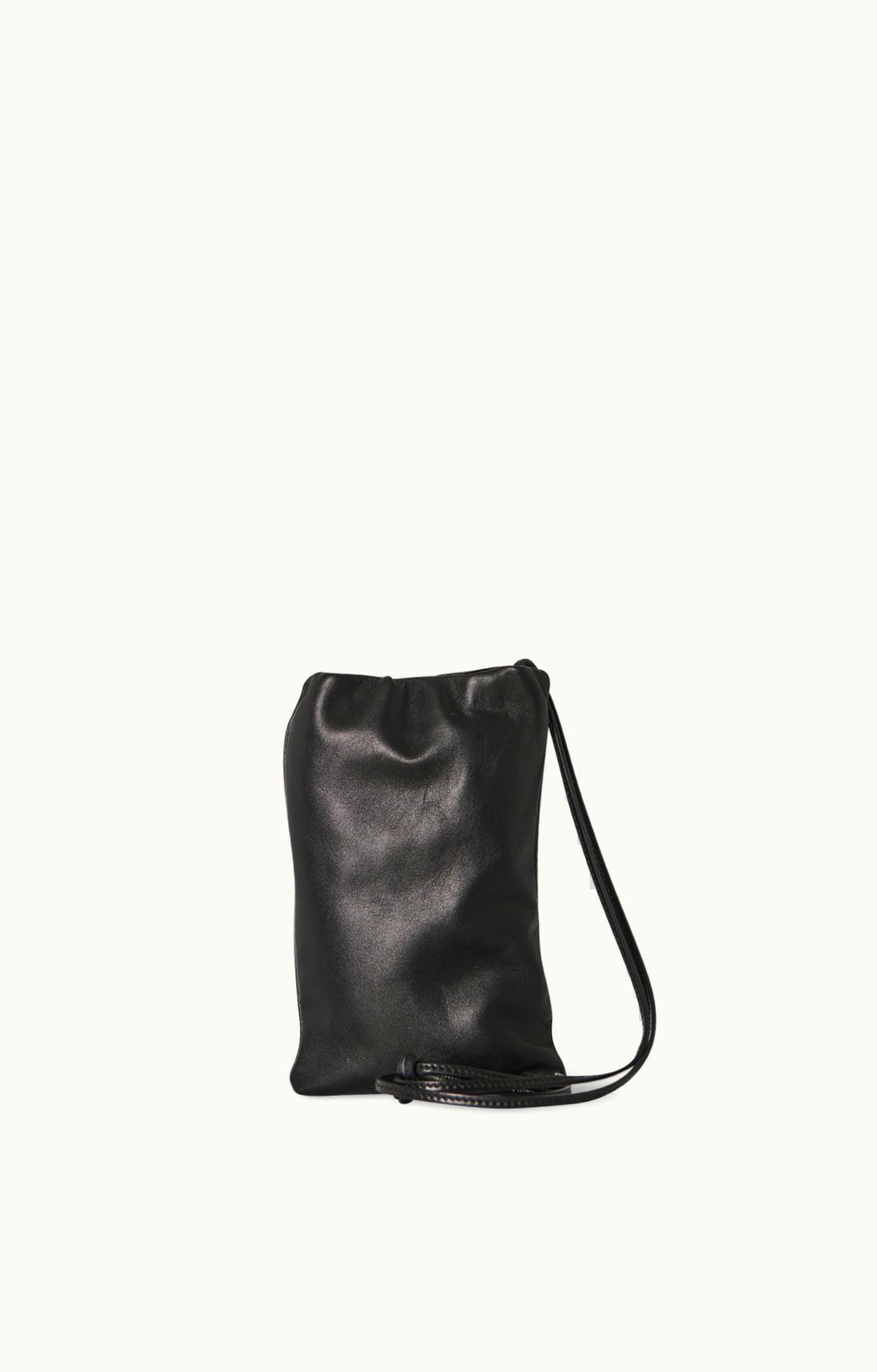 The Row The Row W1418L108BAG Phone Case Nappa Leather Black