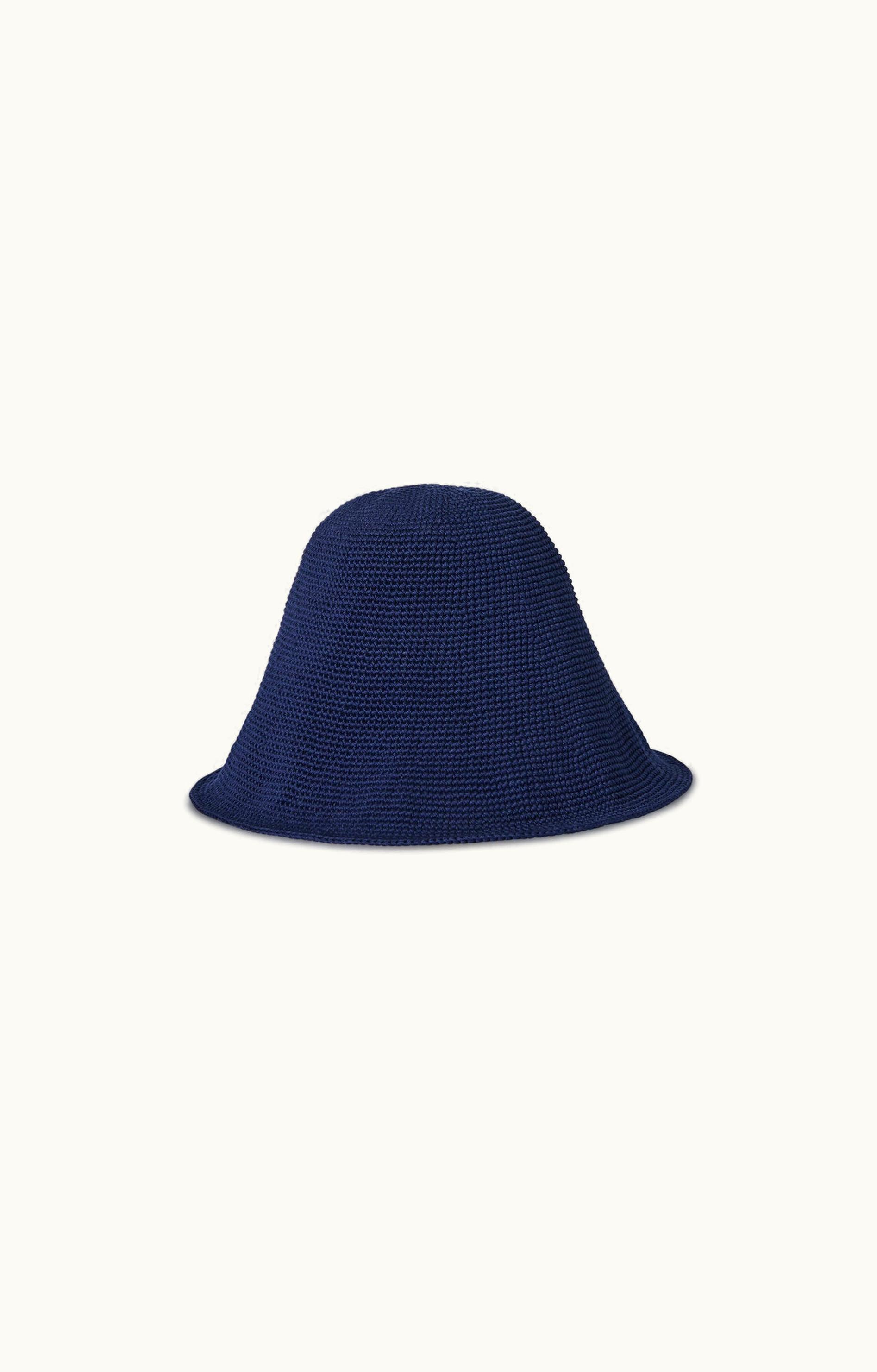 The Row The Row Carrol Hat Blue In Cotton