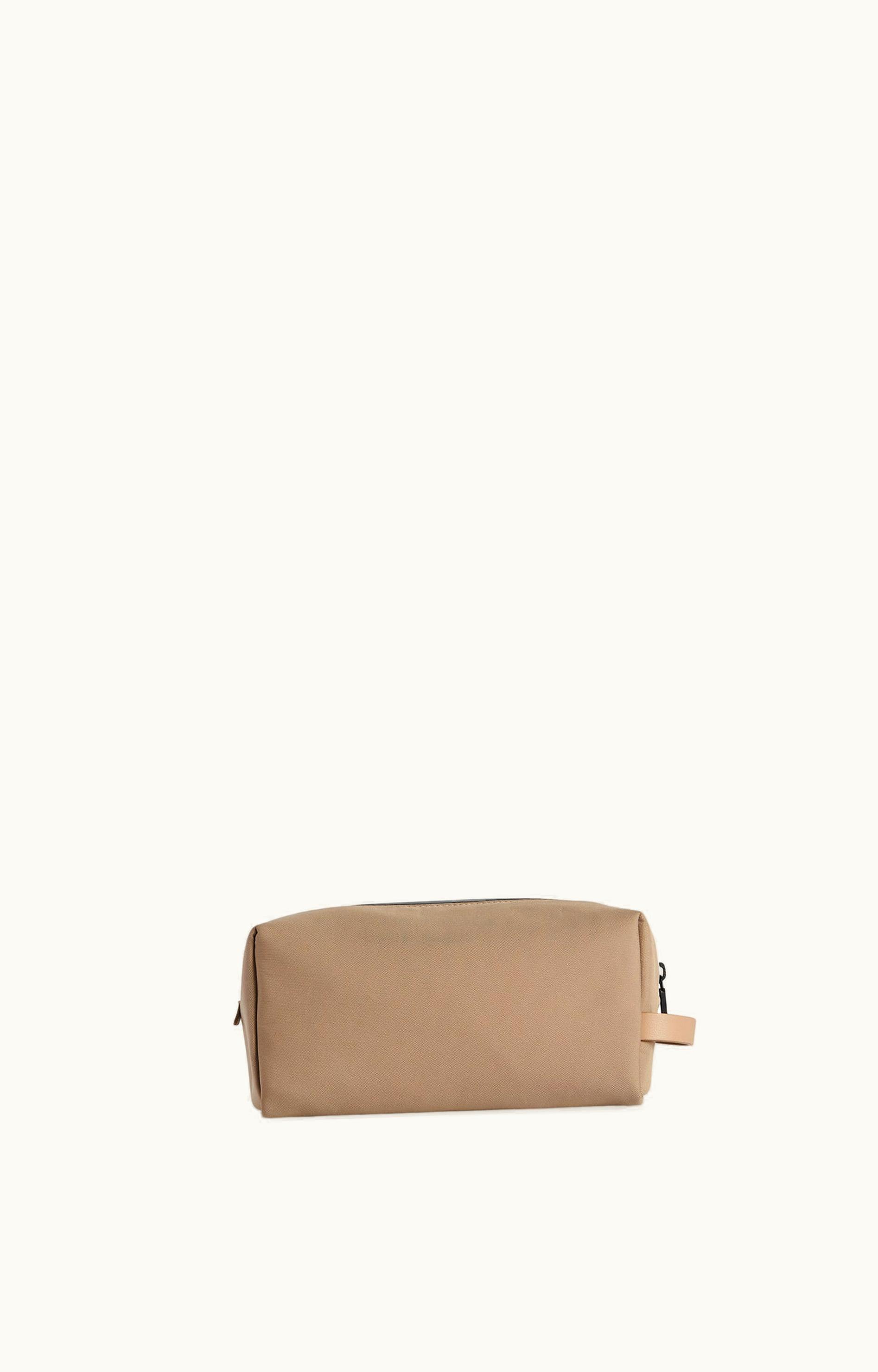 The Row The Row Clovis Toiletry Pouch Tan In Nylon