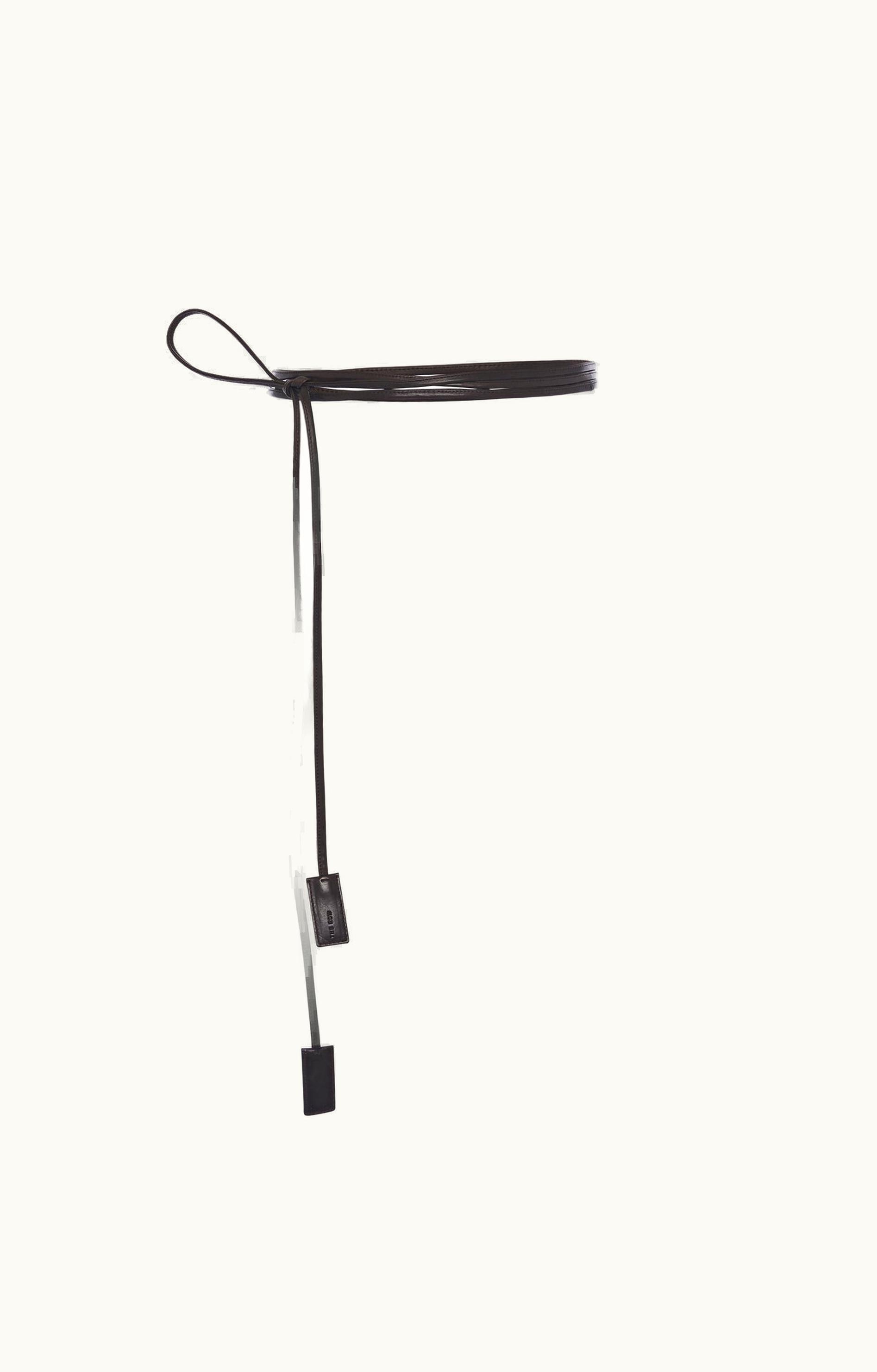 The Row The Row Belt End C Black In Leather