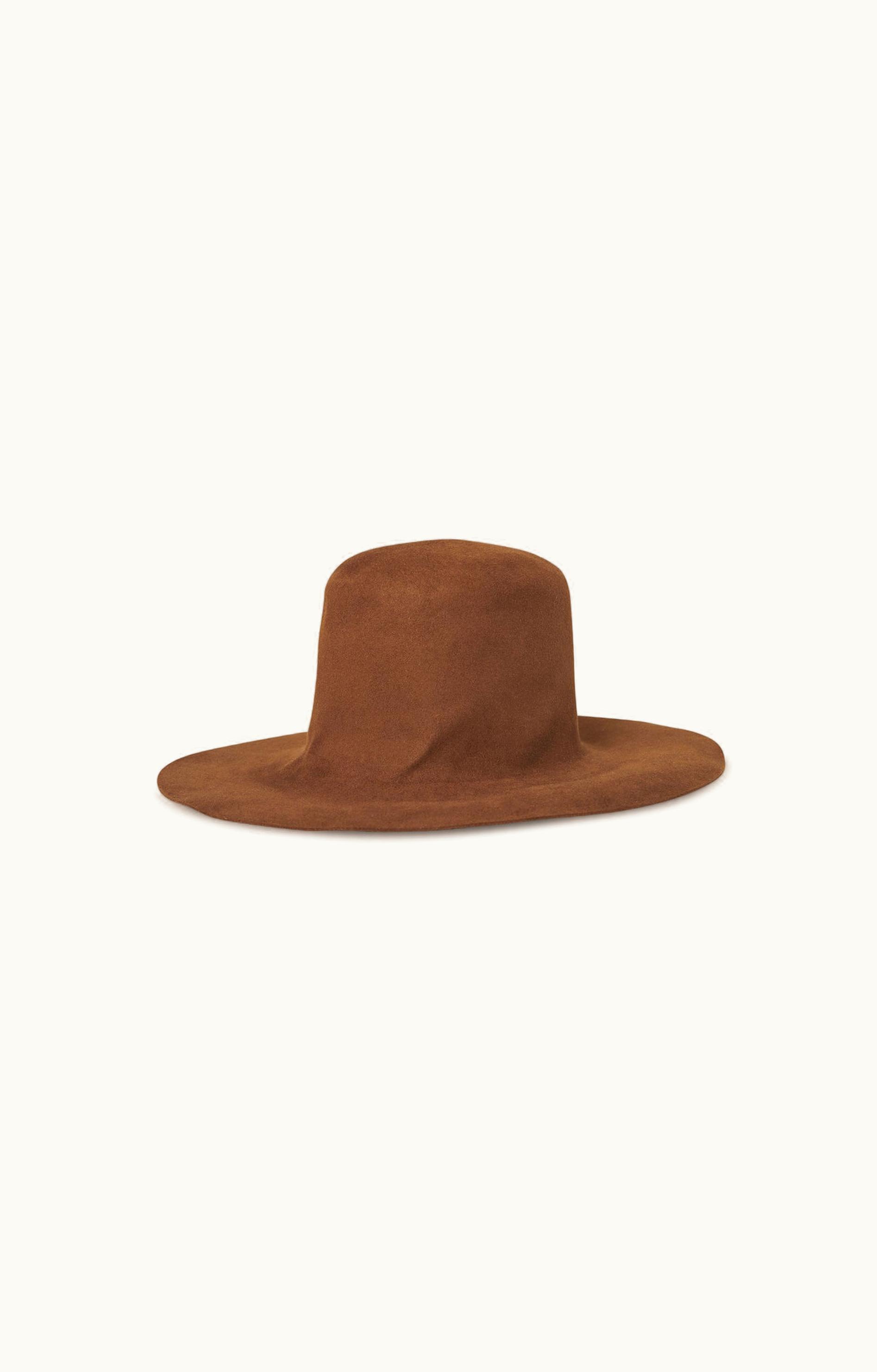 The Row The Row Rosella Hat Brown In Castor