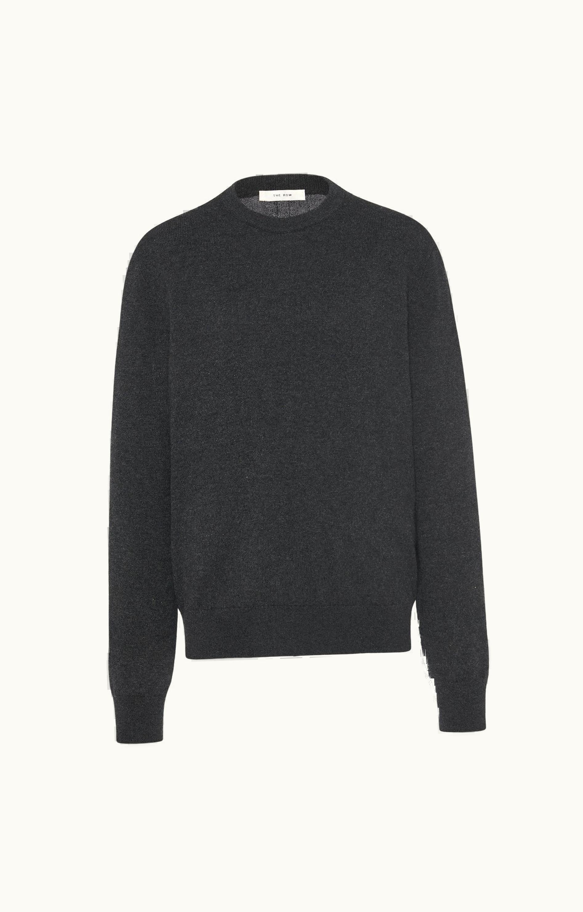 The Row The Row Benji Crew Neck Grey In Cashmere