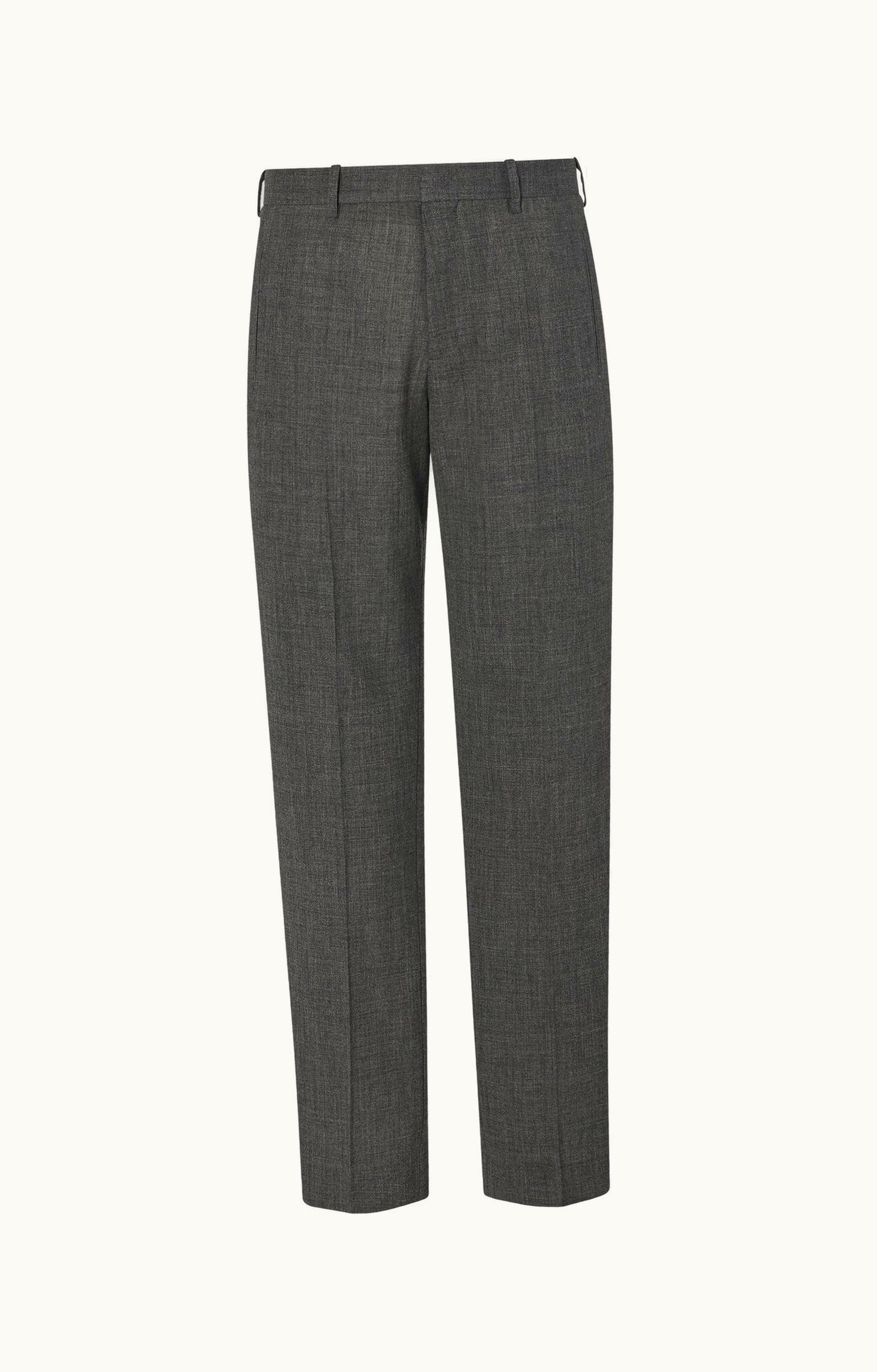 The Row The Row Layne Pant Grey In Virgin Wool