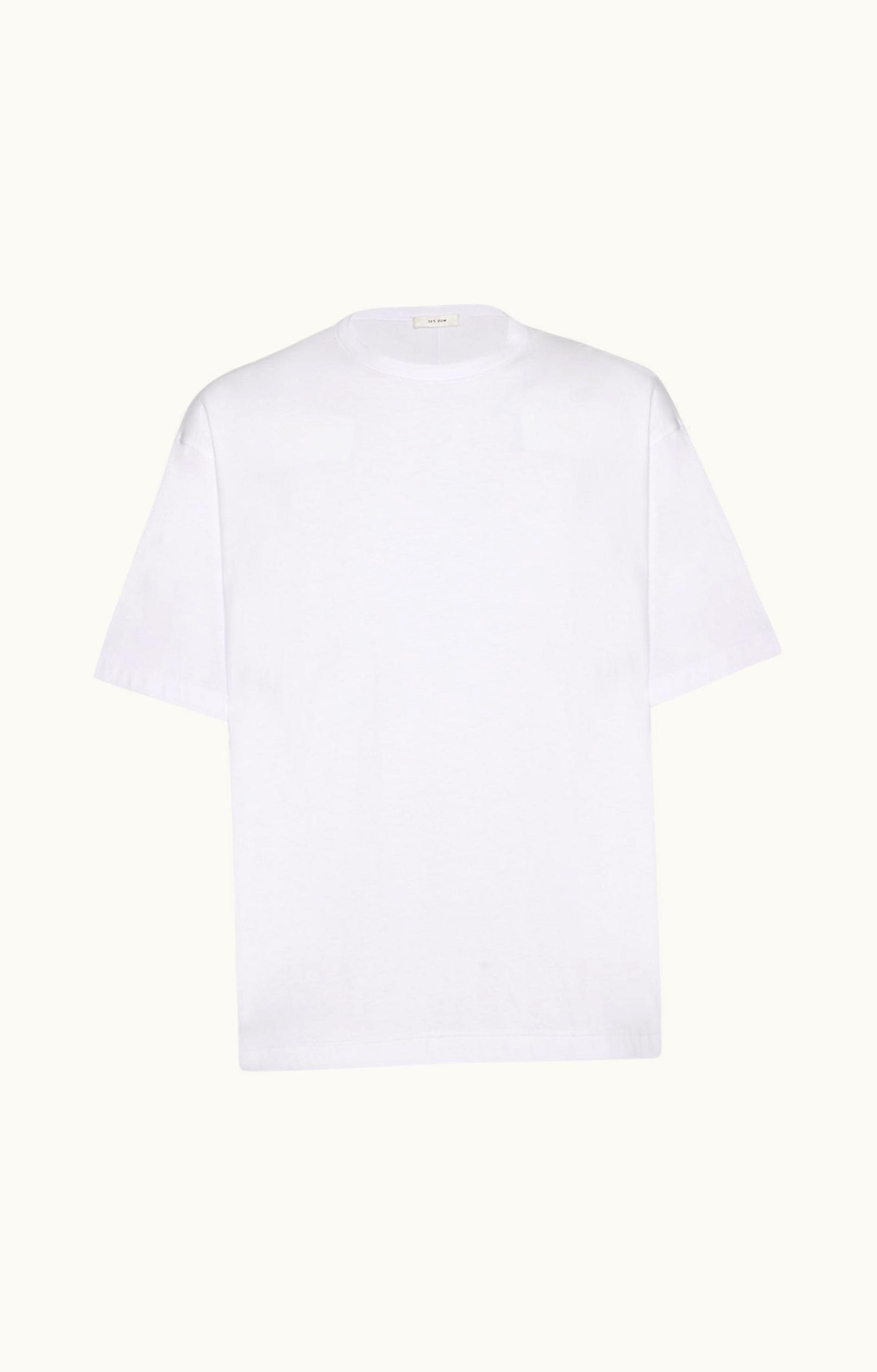 The Row The Row 559K569WHT Boxy Top Organic Cotton White