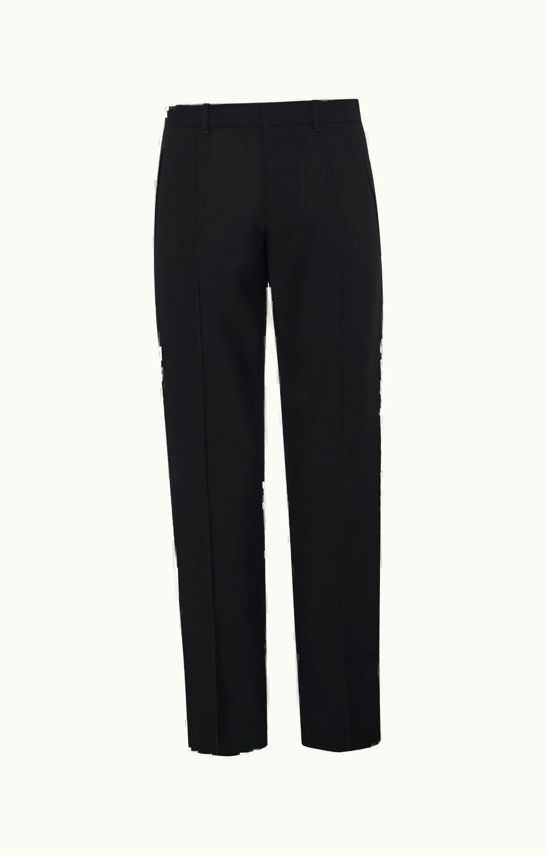 The Row The Row Layne Pant Black In Virgin Wool And Mohair