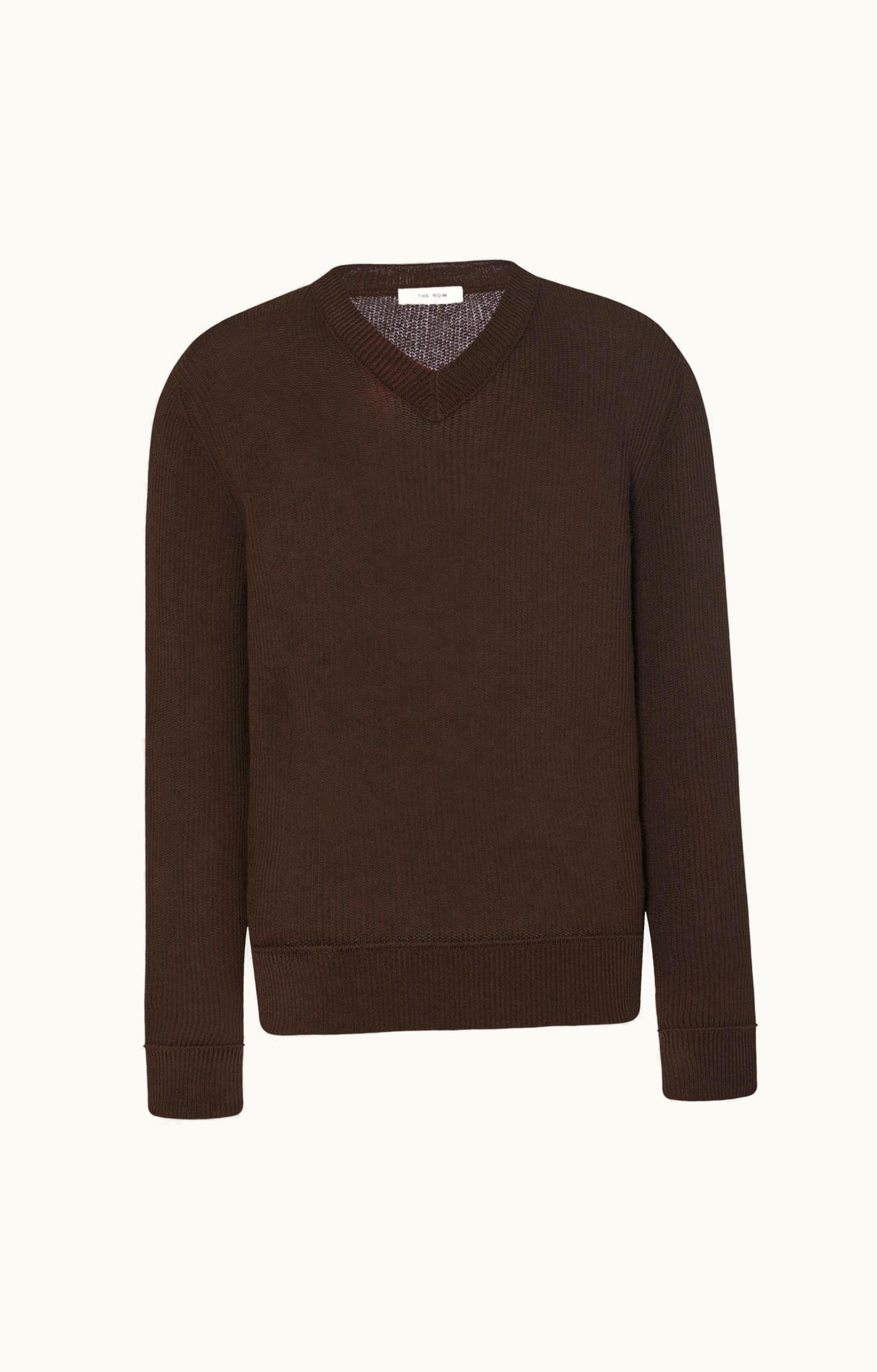 The Row The Row Corbin Top Brown In Cotton