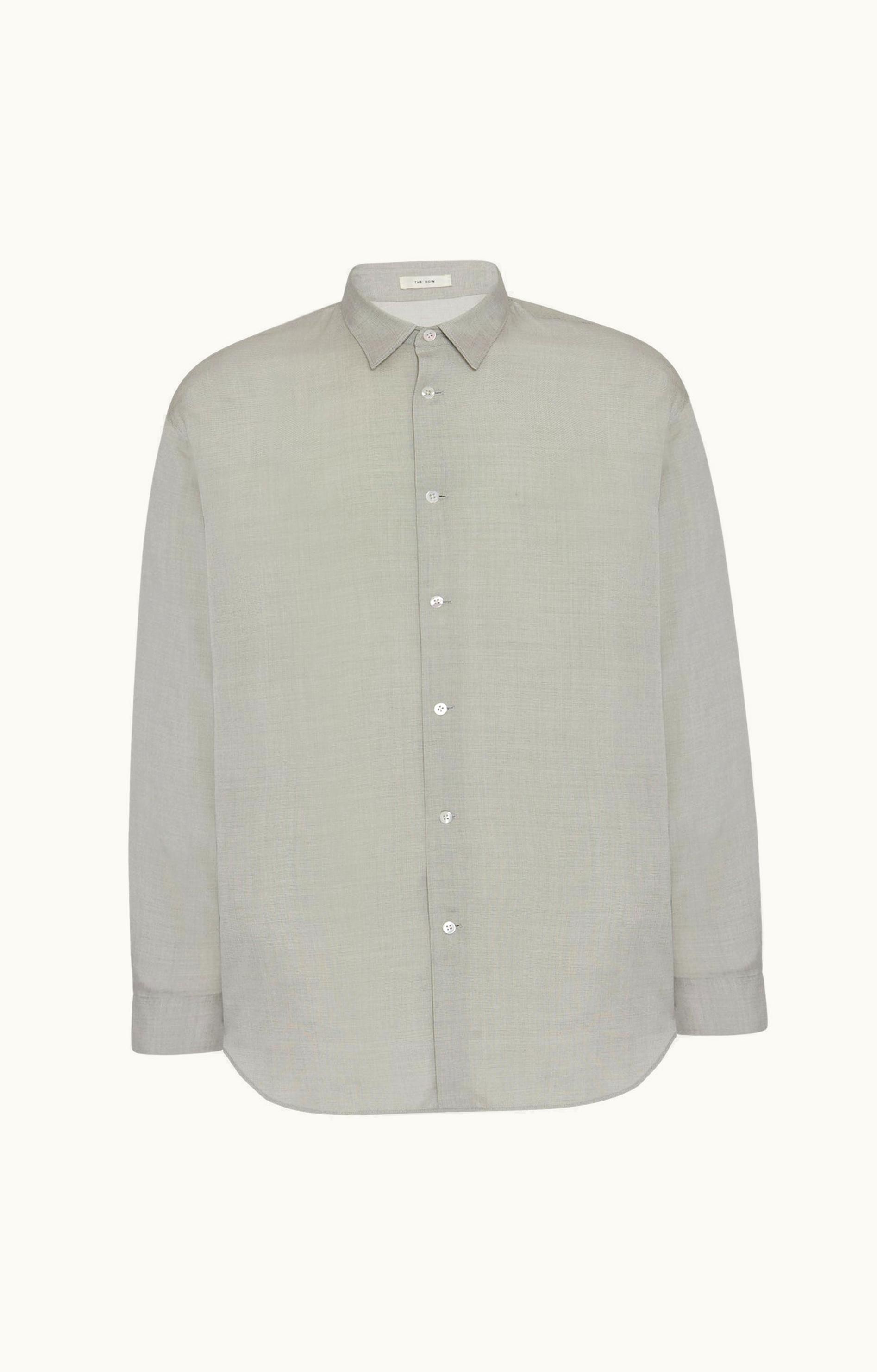 The Row The Row Giorgio Shirt Grey In Silk