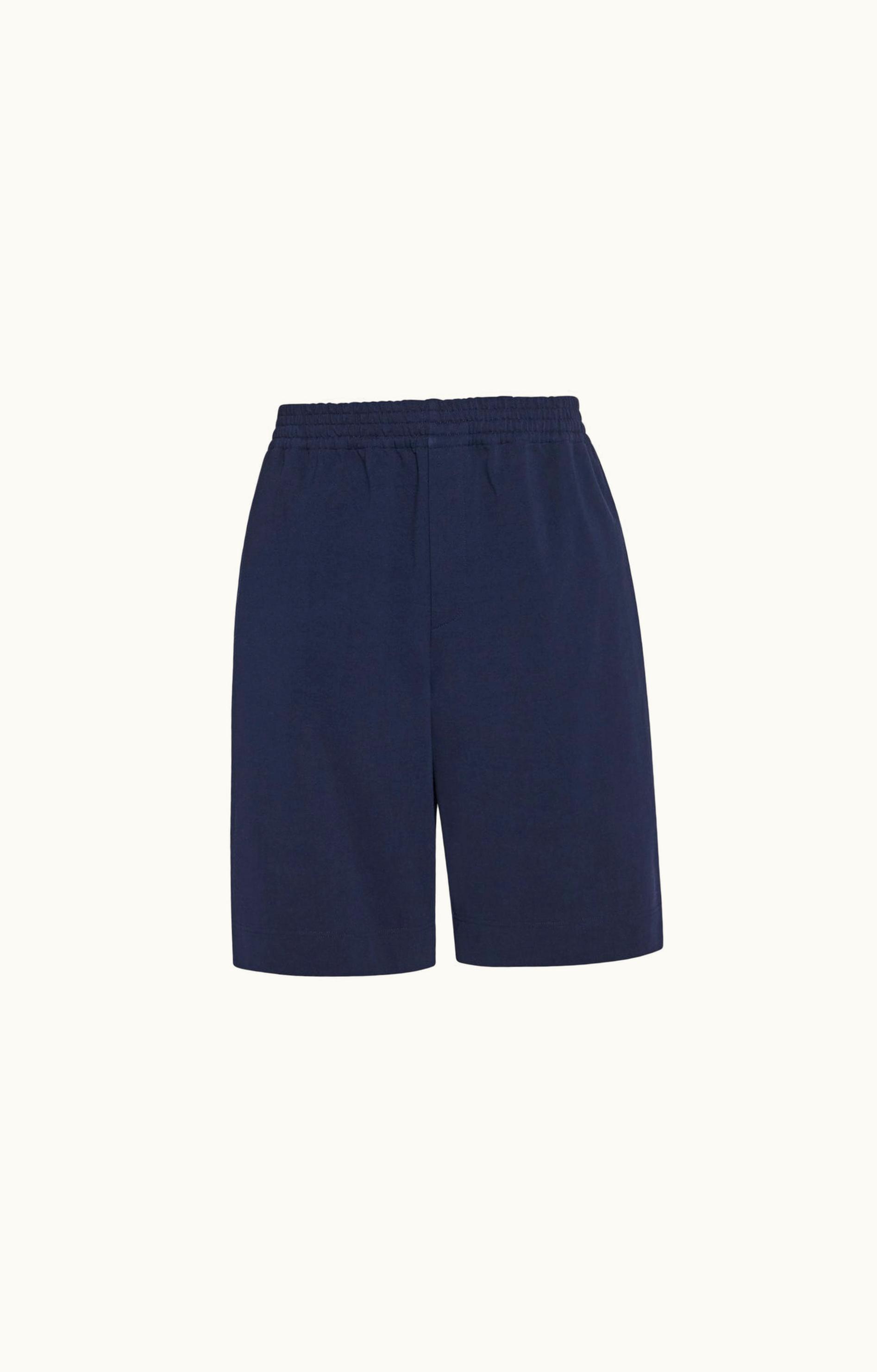 The Row The Row Dovi Short Blue In Cotton