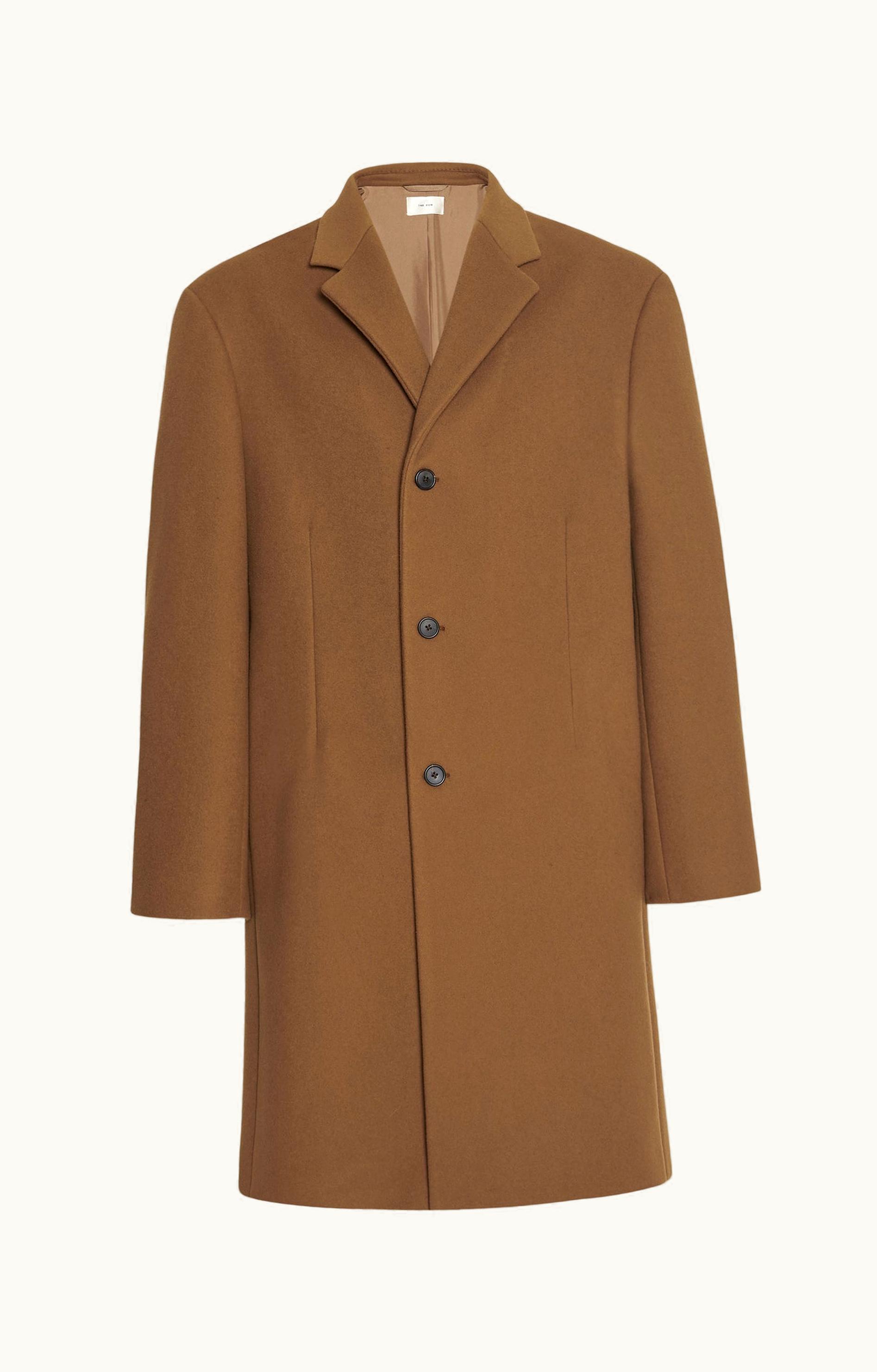 The Row The Row Thiago Coat Tan In Wool And Cashmere