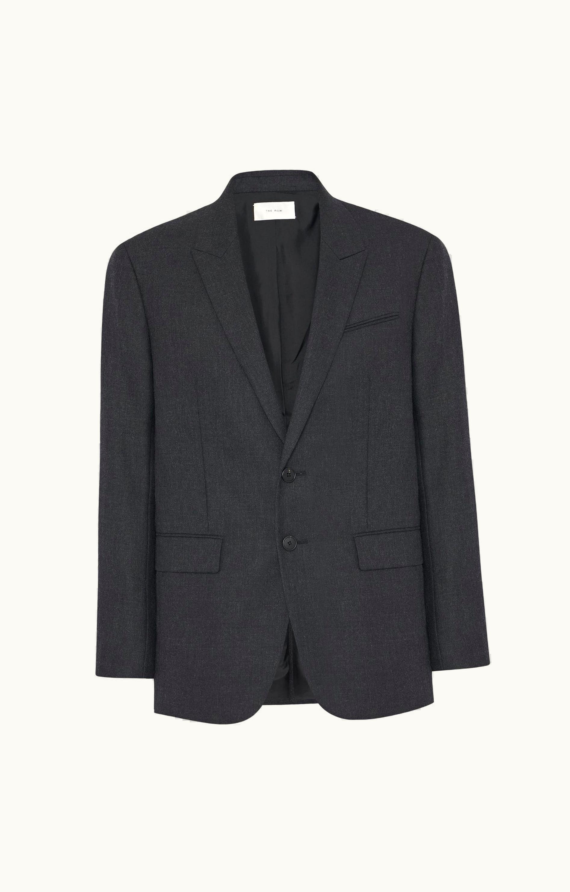 The Row The Row Laydon Jacket Grey In Wool