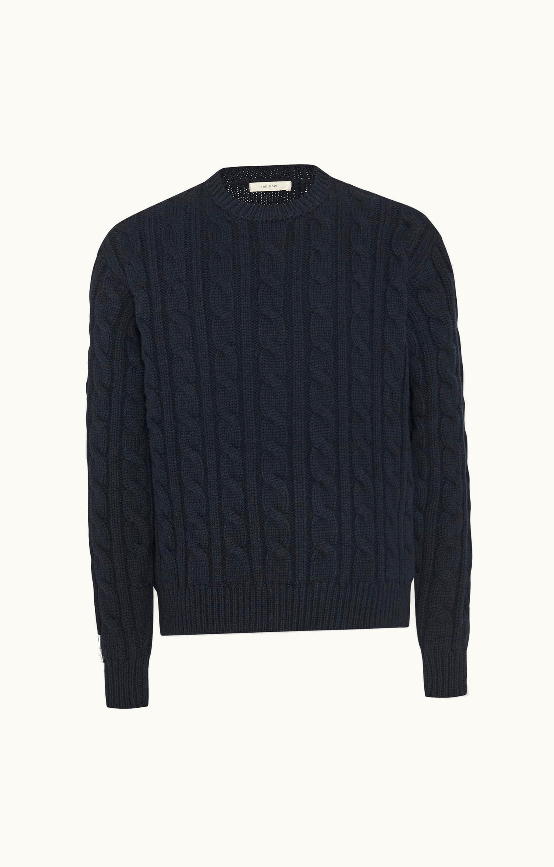 The Row The Row Aldo Top Blue In Alpaca And Yak