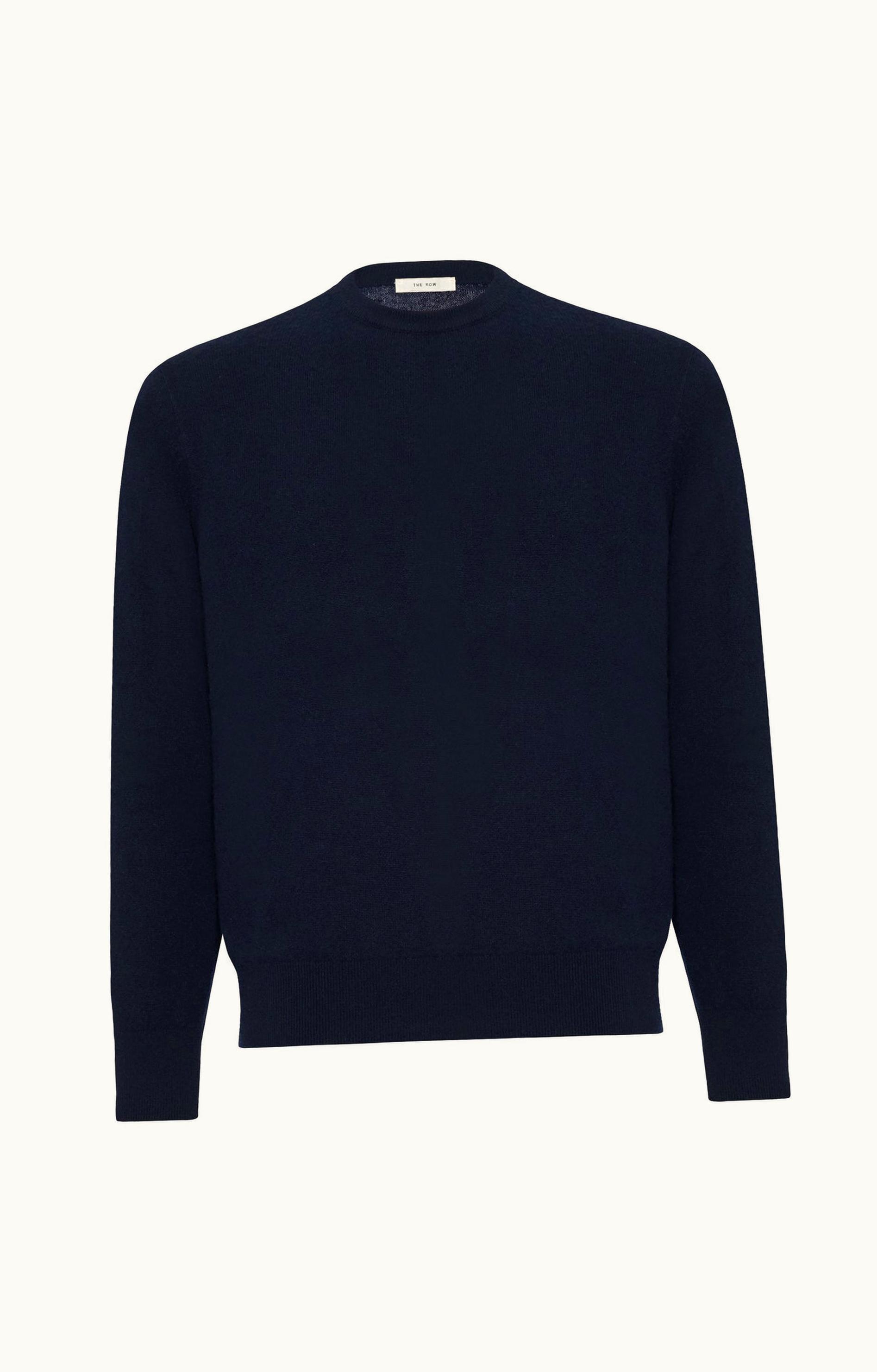 The Row The Row 51F377DRN Cashmere Crewneck Sweater Blue