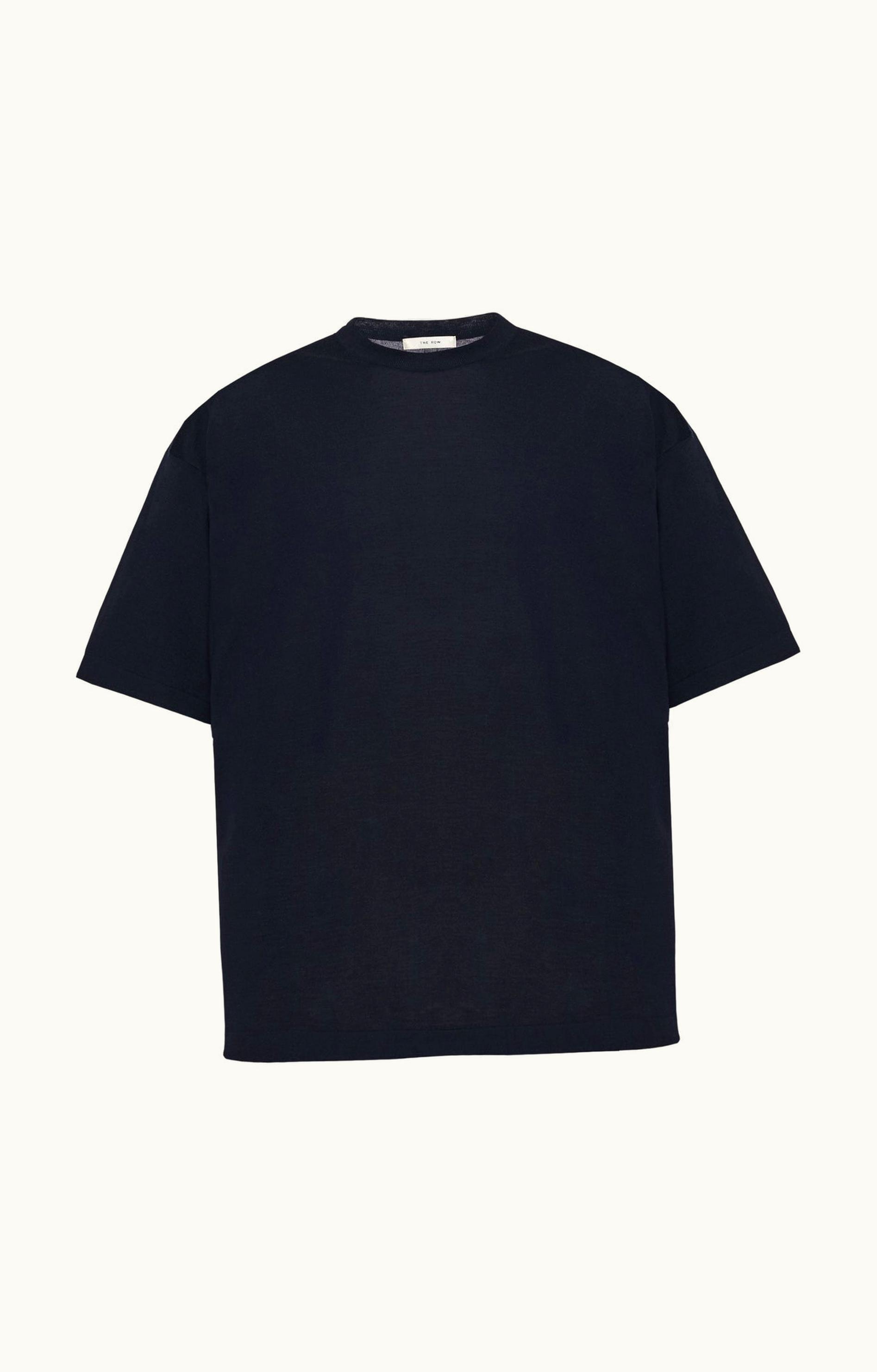 The Row The Row Dlomu T-Shirt Blue In Wool