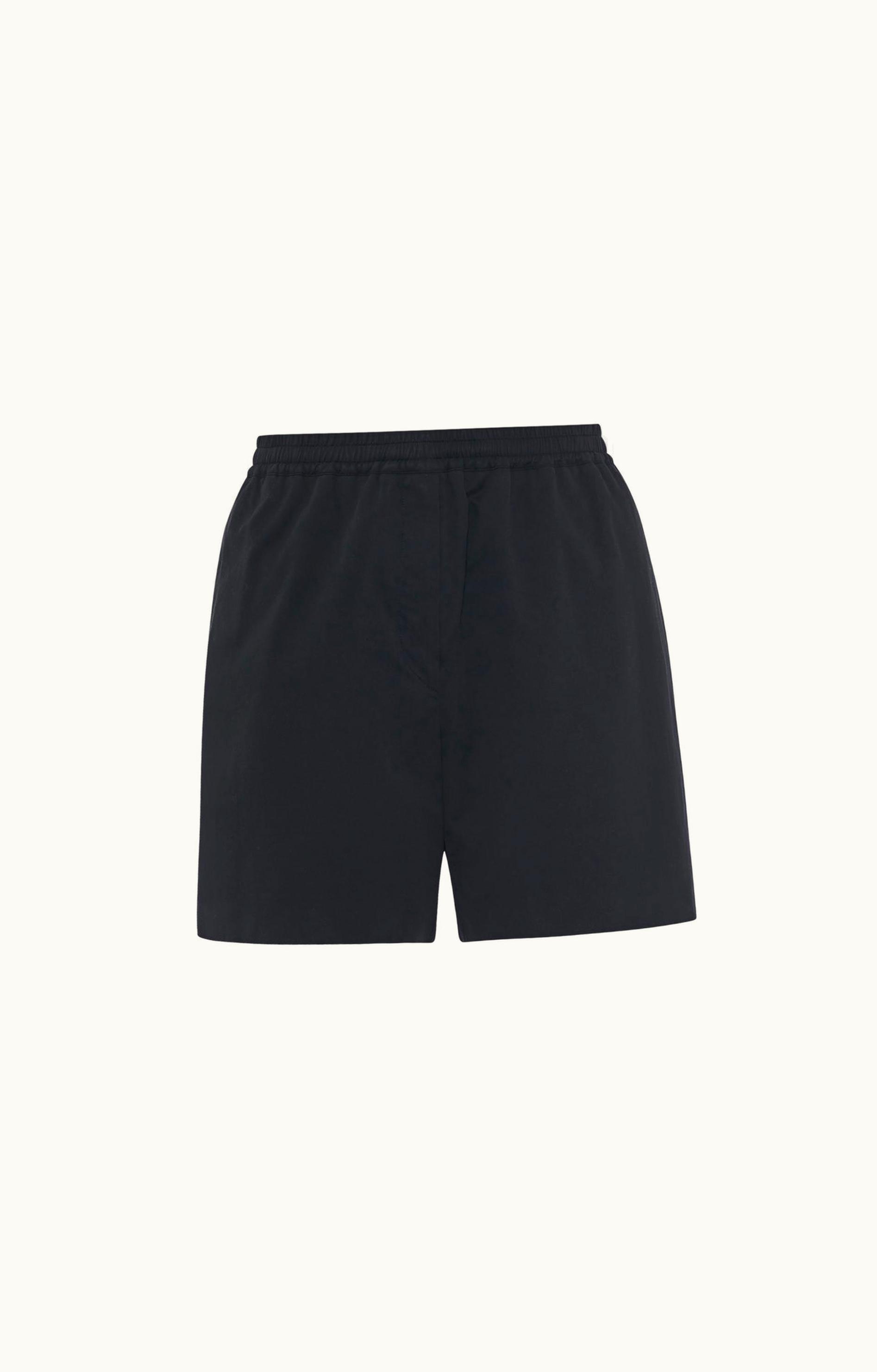 The Row Gerhardt Short Black In Cotton And Cashmere