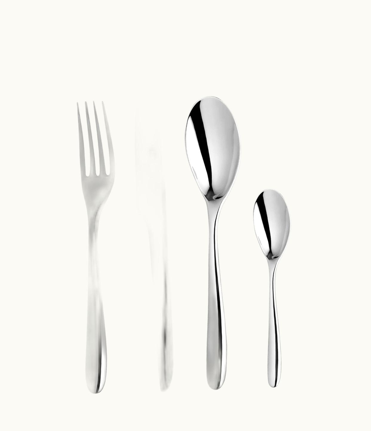 Christofle 24-Piece Stainless Steel Flatware Set With Free Chest L'Ame De Christofle