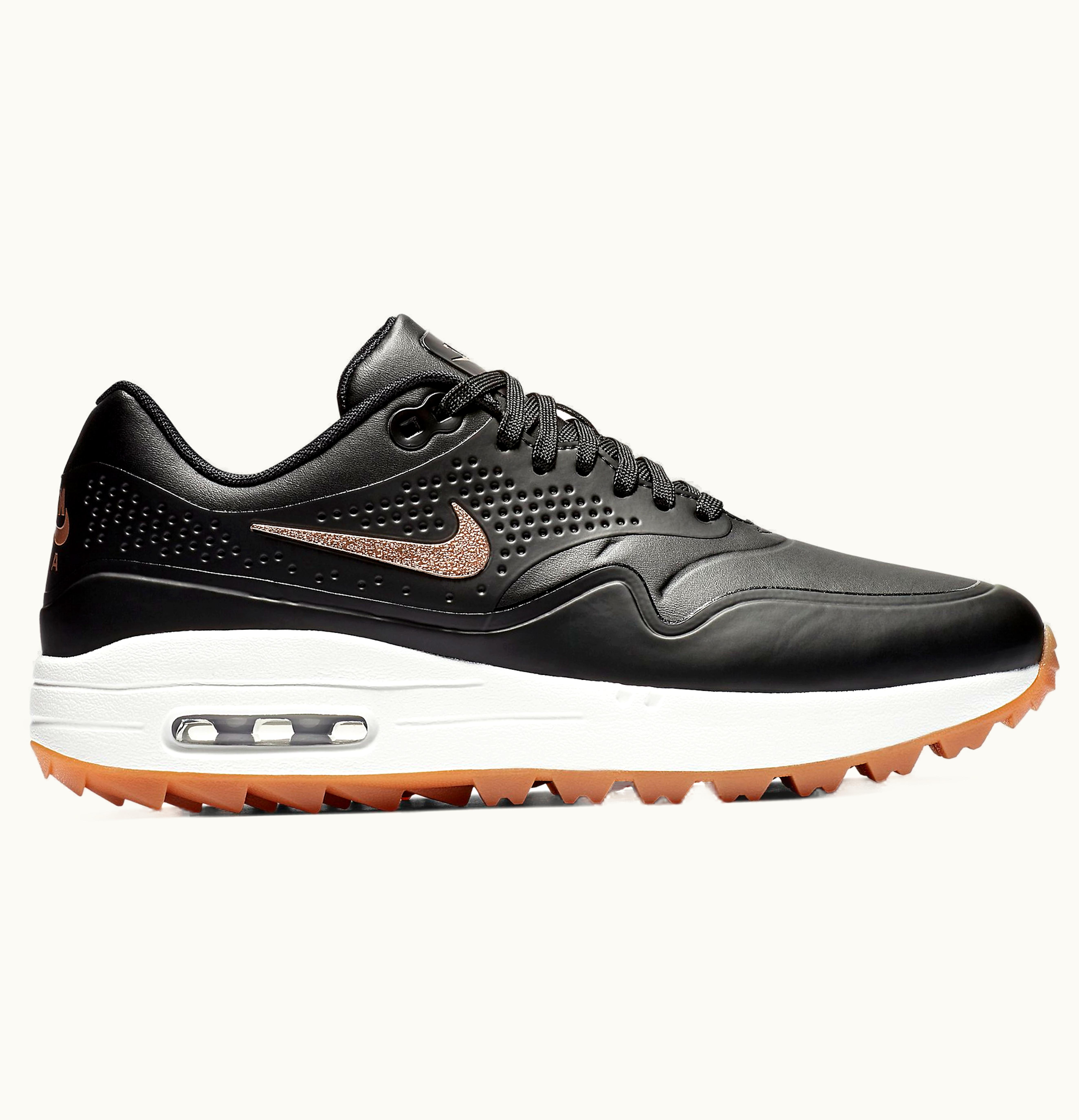 Nike Nike Air Max 1 Golf Black Metallic Red Bronze Gum W