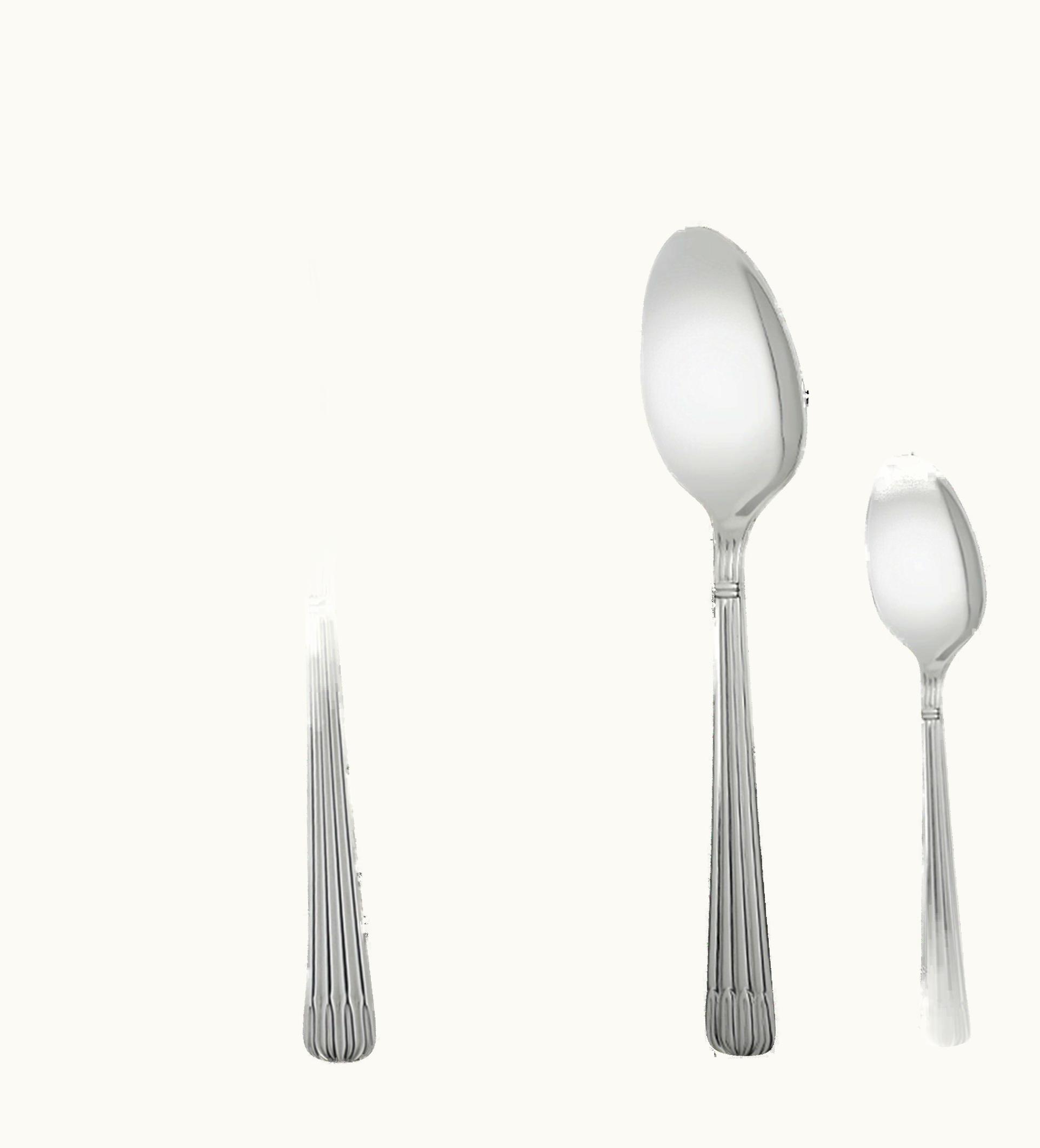 Christofle 75-Piece Stainless Steel Flatware Set With Chest Osiris