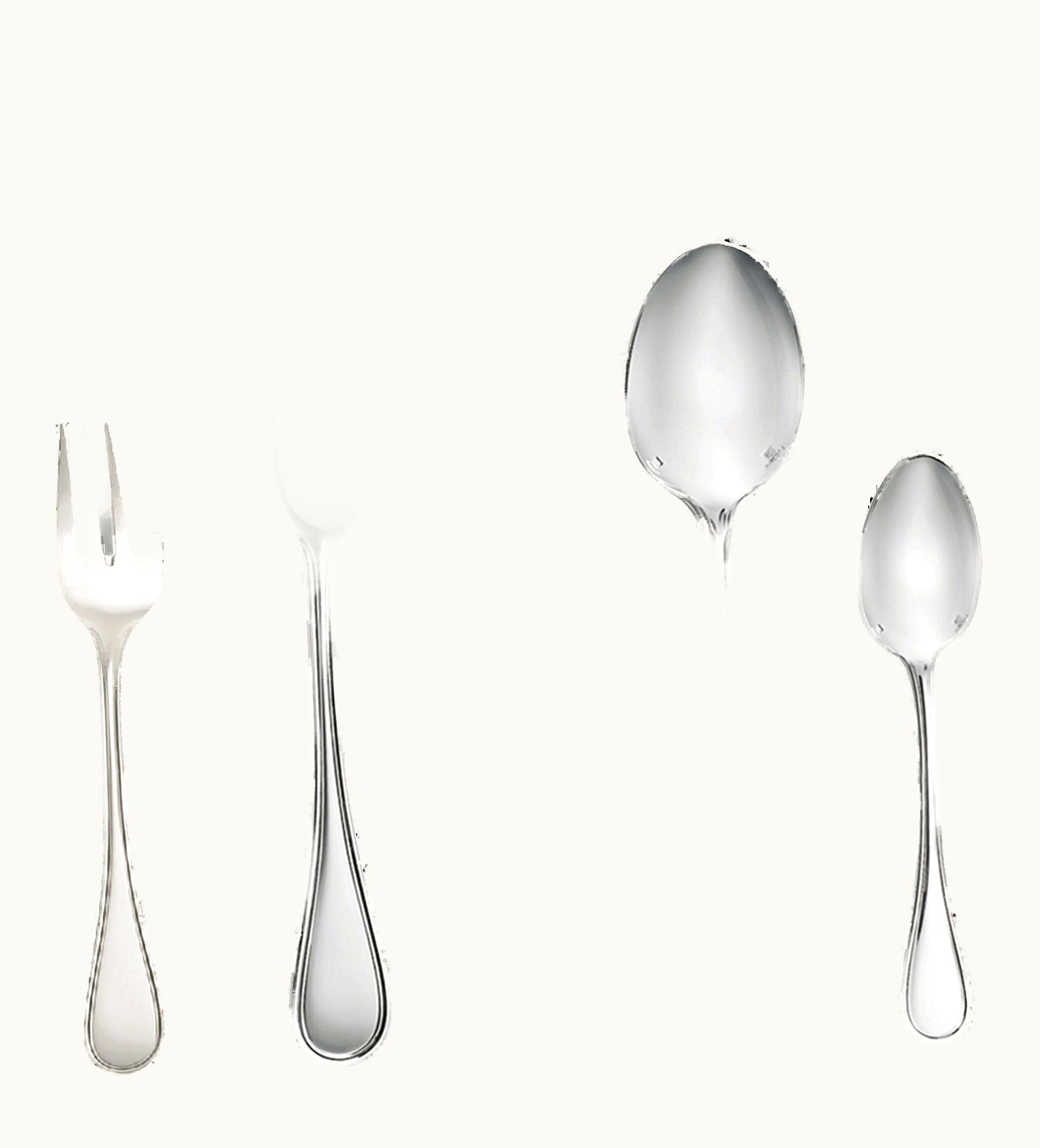 Christofle Christofle 36-Piece Sterling Silver Flatware Set With Free Chest Albi