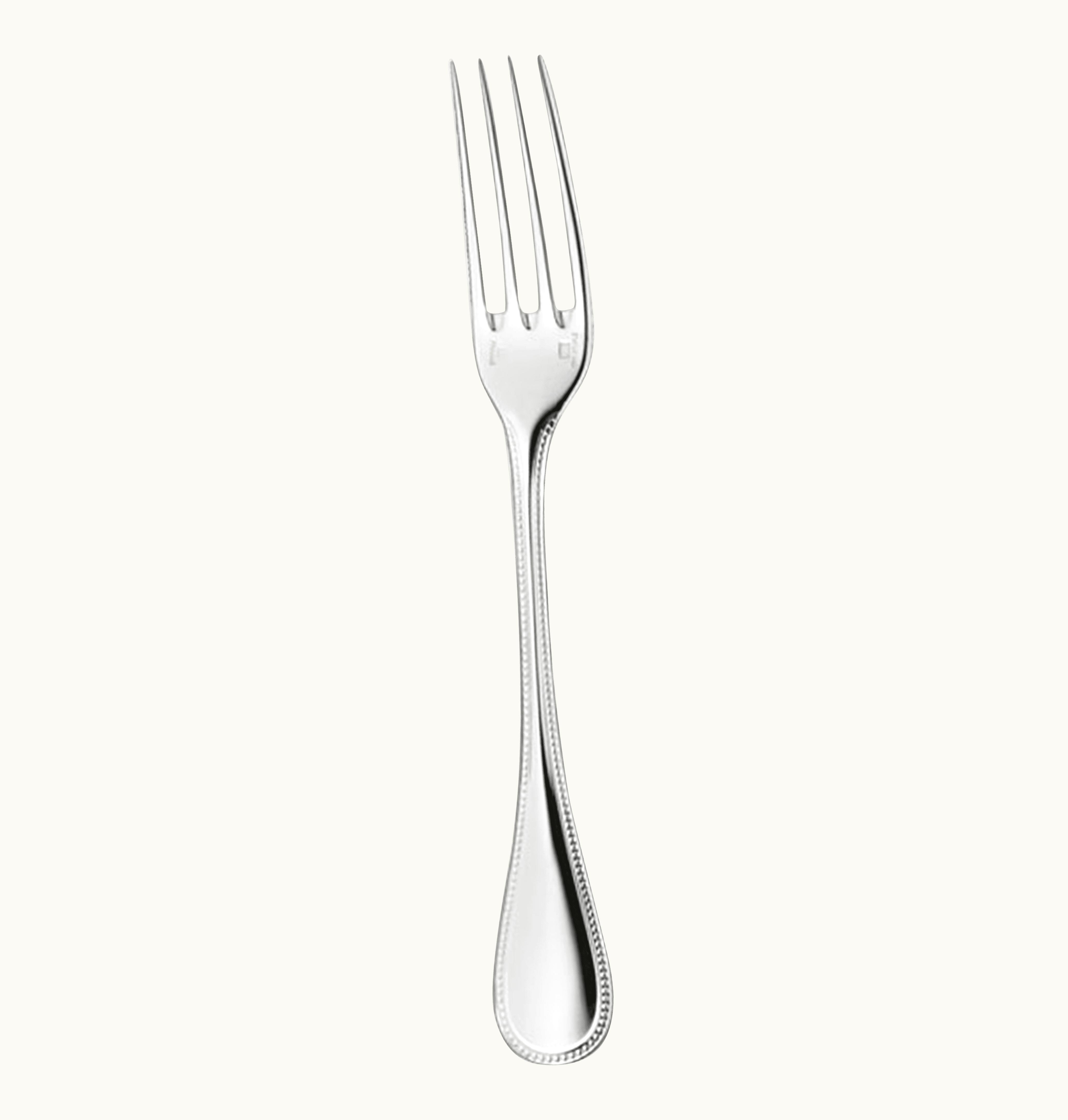 Christofle Christofle Sterling Silver Standard Luncheon Fork Perles