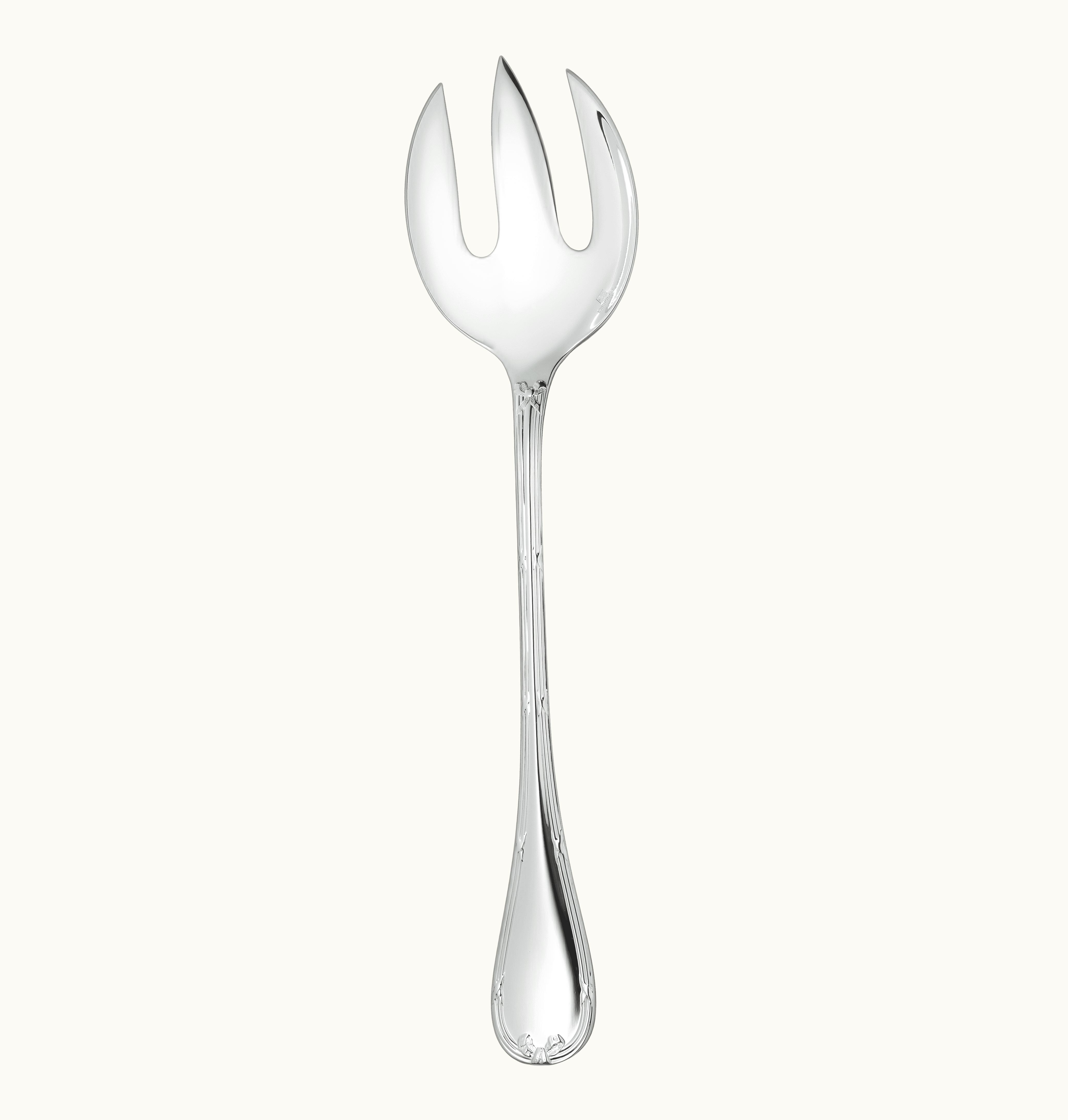 Christofle Christofle Silver-Plated Salad Serving Spoon Rubans