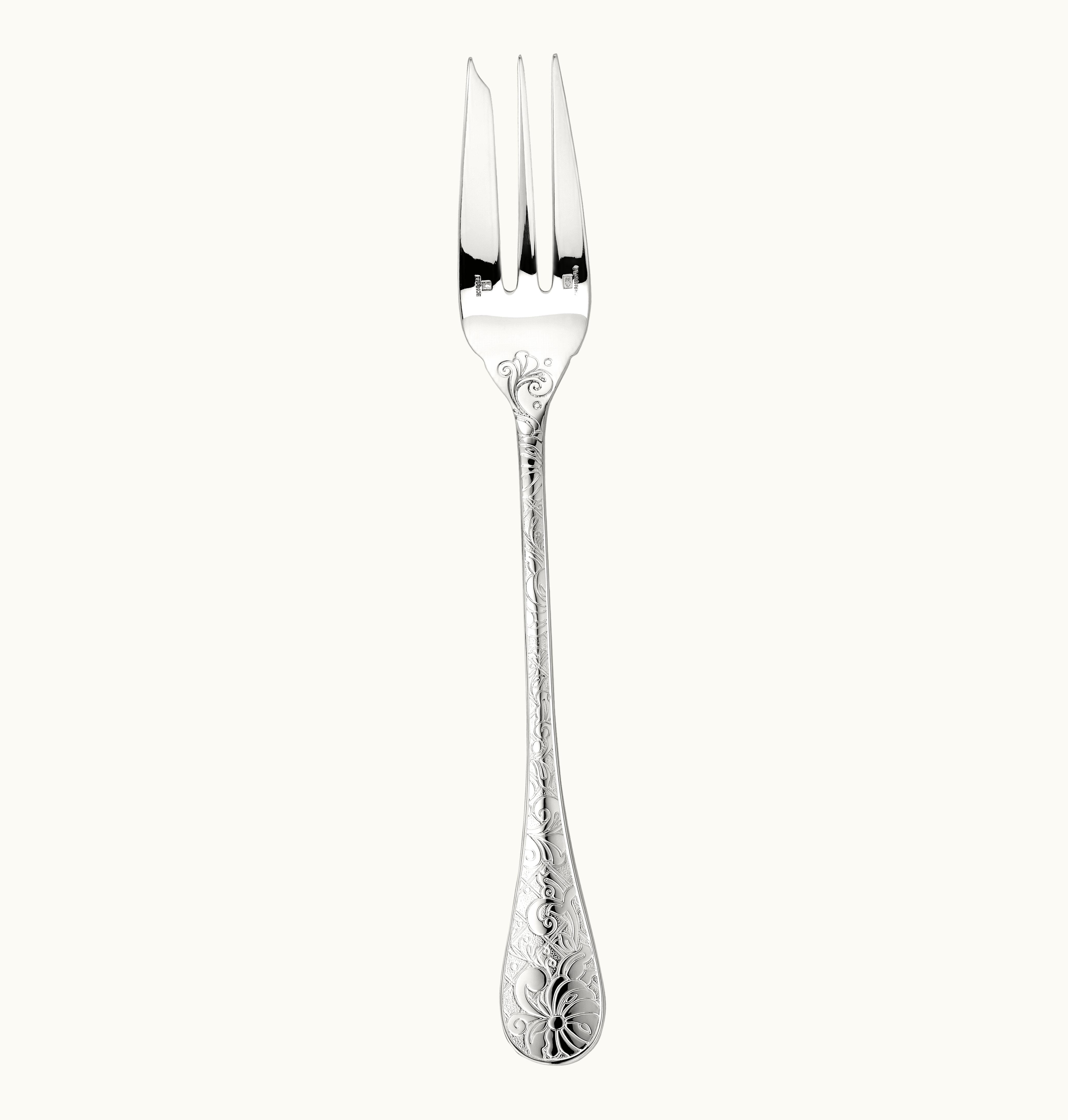 Christofle Christofle Silver Plated Serving Fork Jardin d'Eden Jardin d'Eden