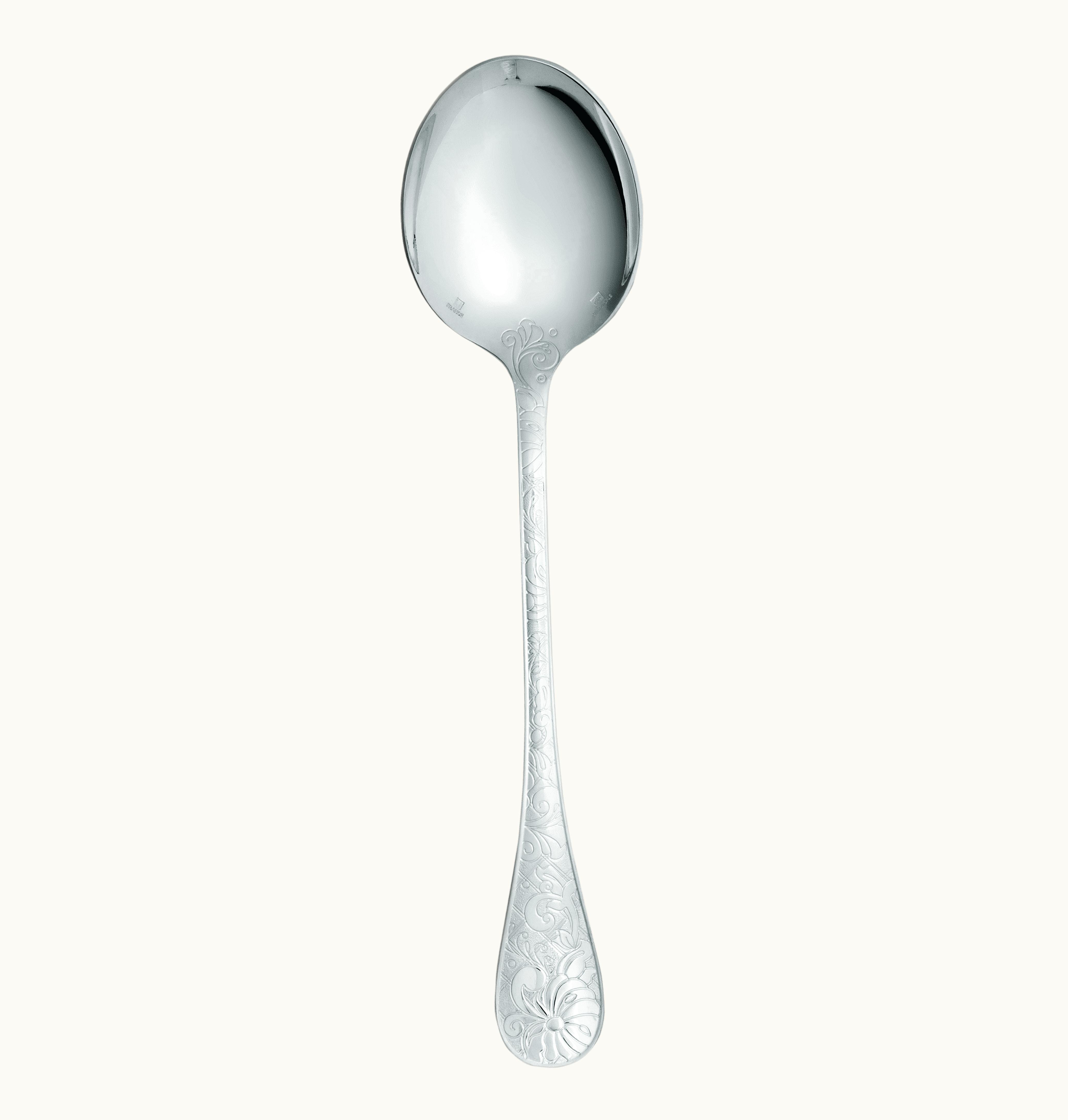 Christofle Christofle Silver Plated Salad Serving Spoon Jardin d'Eden Jardin d'Eden