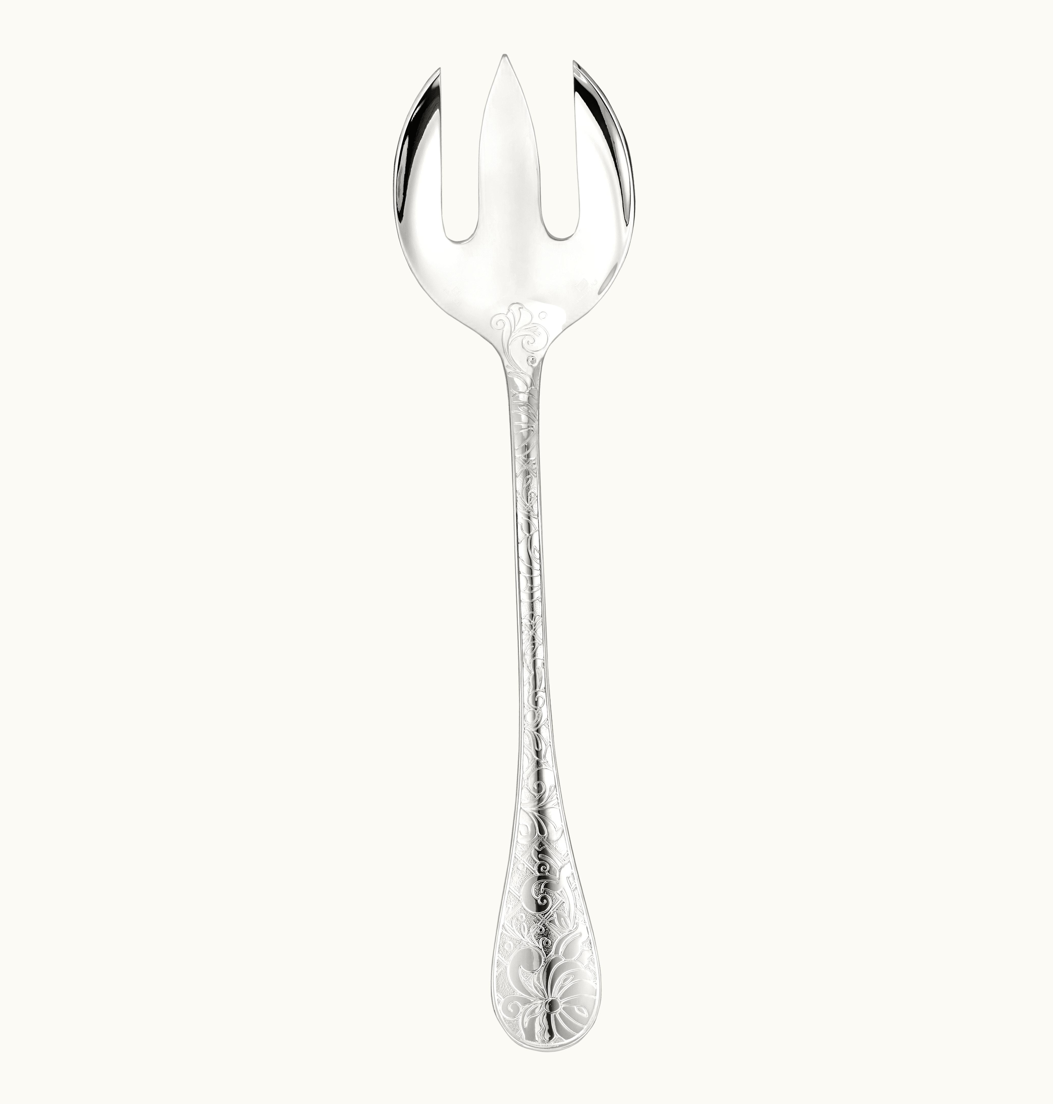 Christofle Christofle Silver Plated Salad Serving Fork Jardin d'Eden Jardin d'Eden