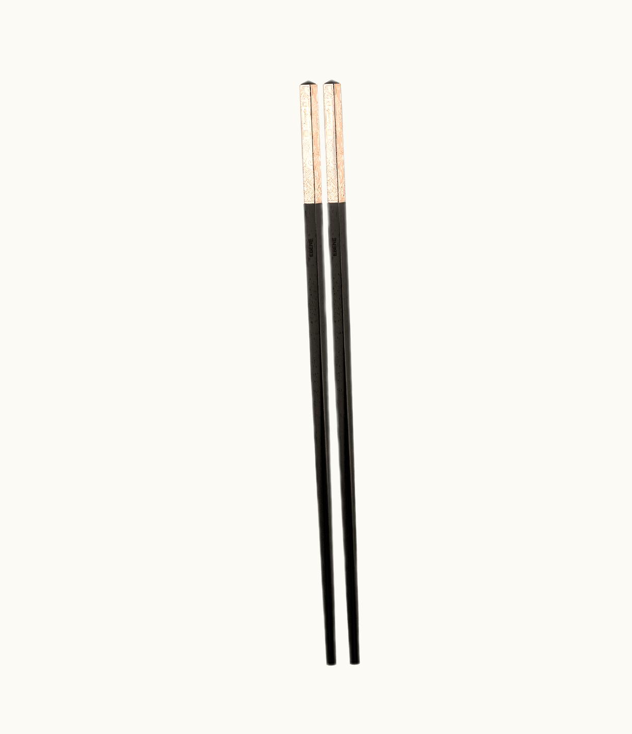 Christofle Christofle Silver-plated Pair Of Chinese Chopsticks - Pink Gold Finish Jardin d'Eden