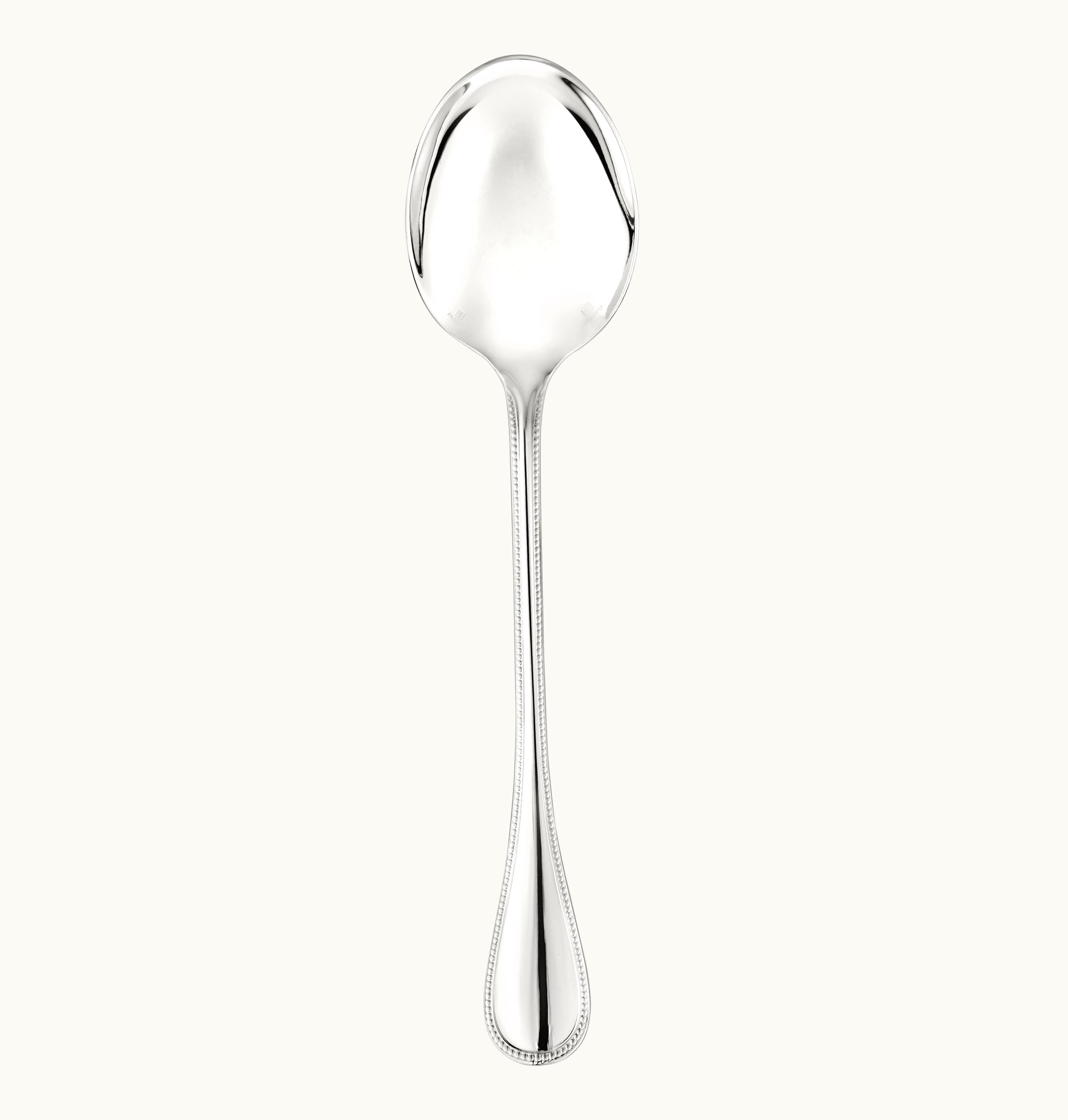 Christofle Christofle Silver Plated Serving Spoon Perles Perles
