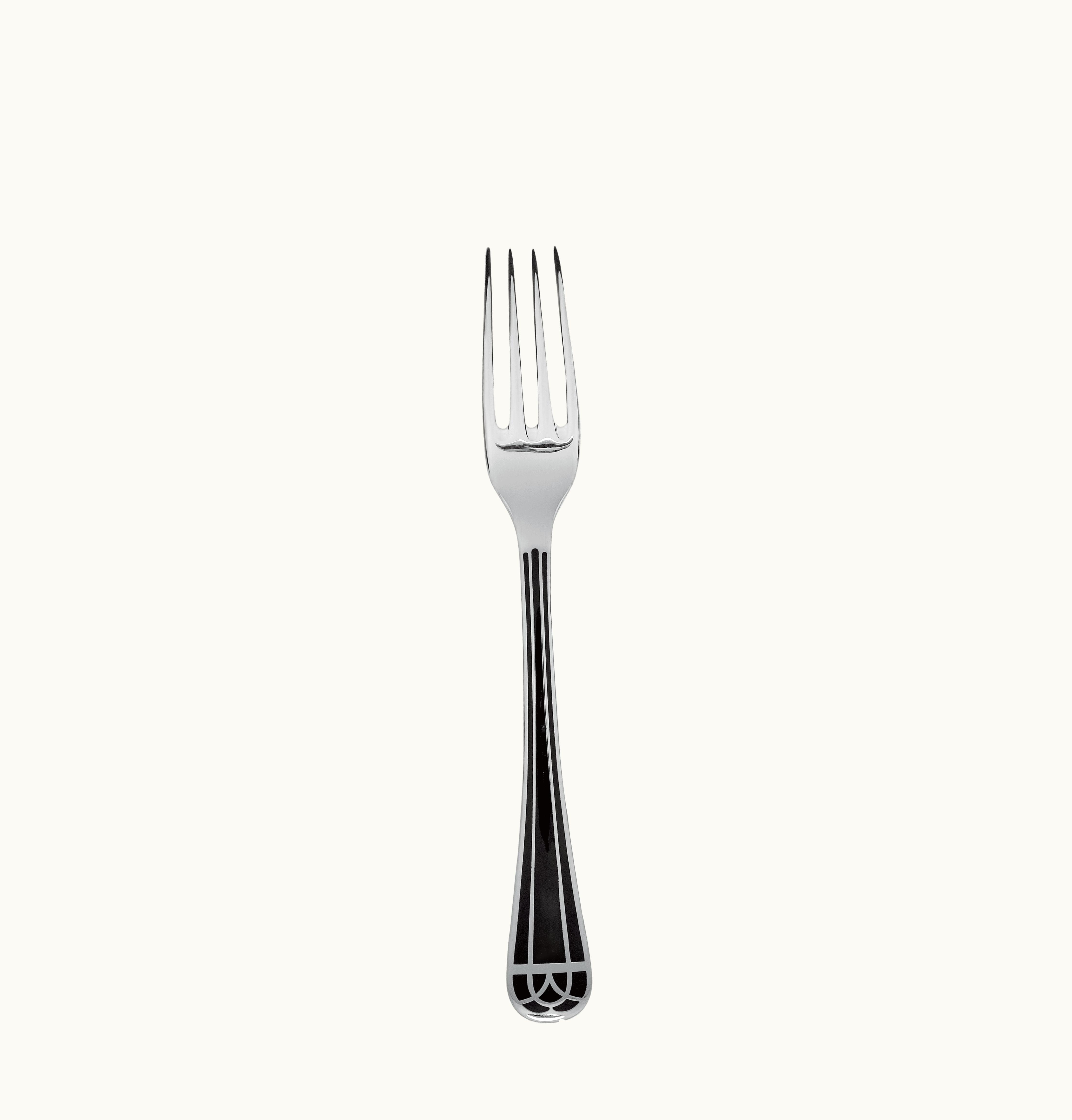 Christofle Christofle Silver Plated Dinner Fork - Black Talisman