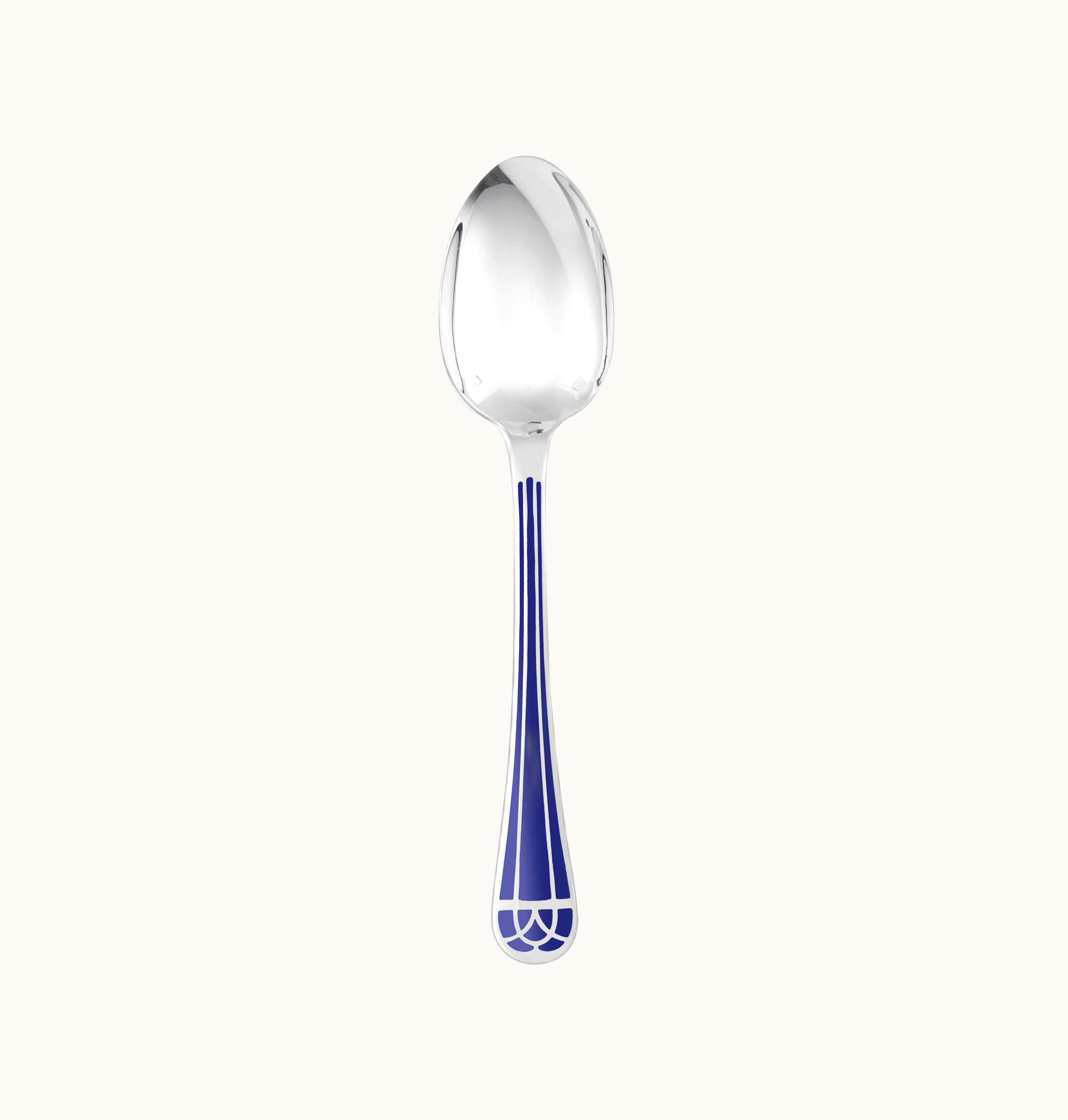 Christofle Christofle Silver-Plated Table Spoon - Marbled Blue Talisman