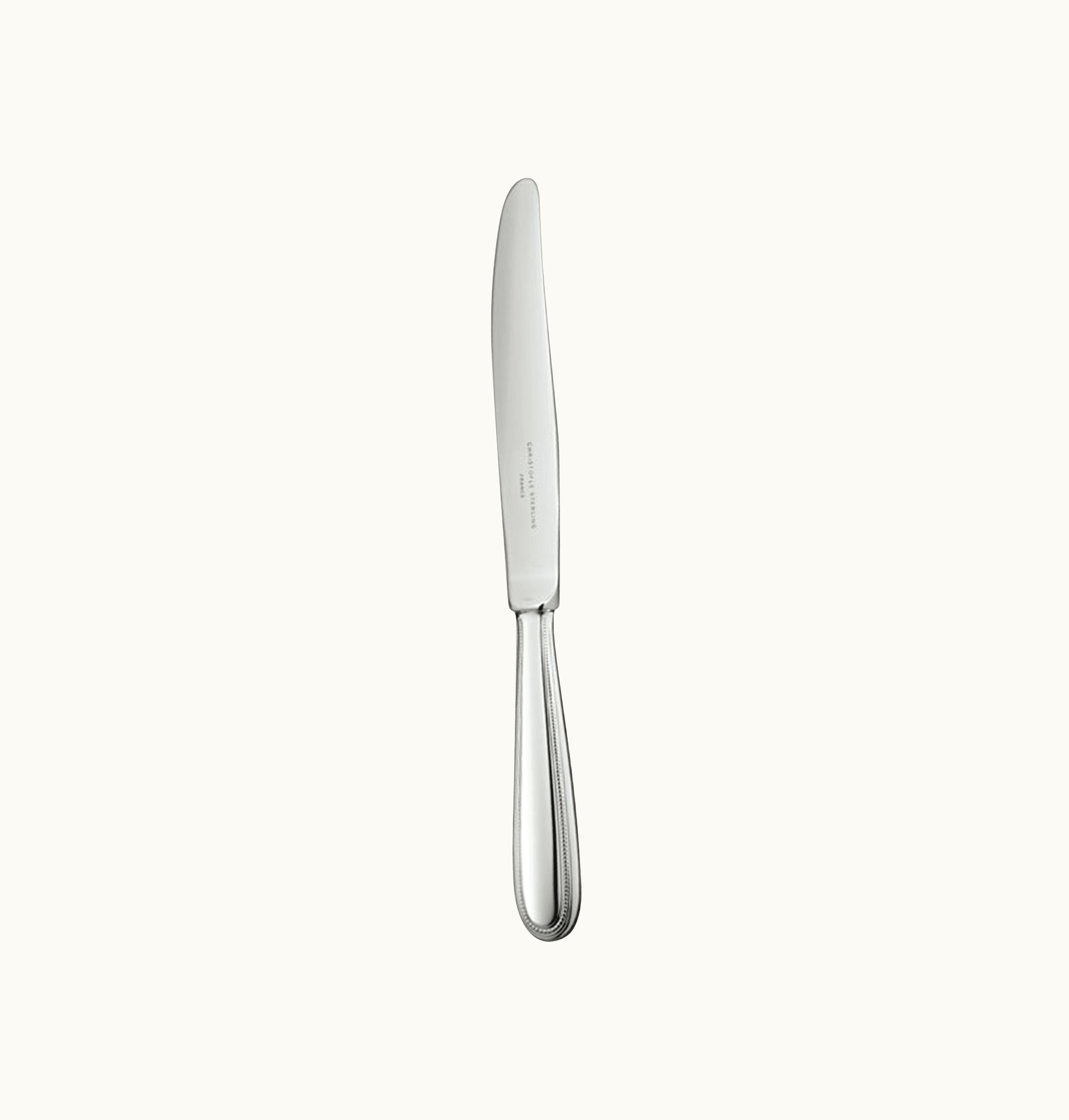 Christofle Christofle Sterling Silver Dessert Knife Perles