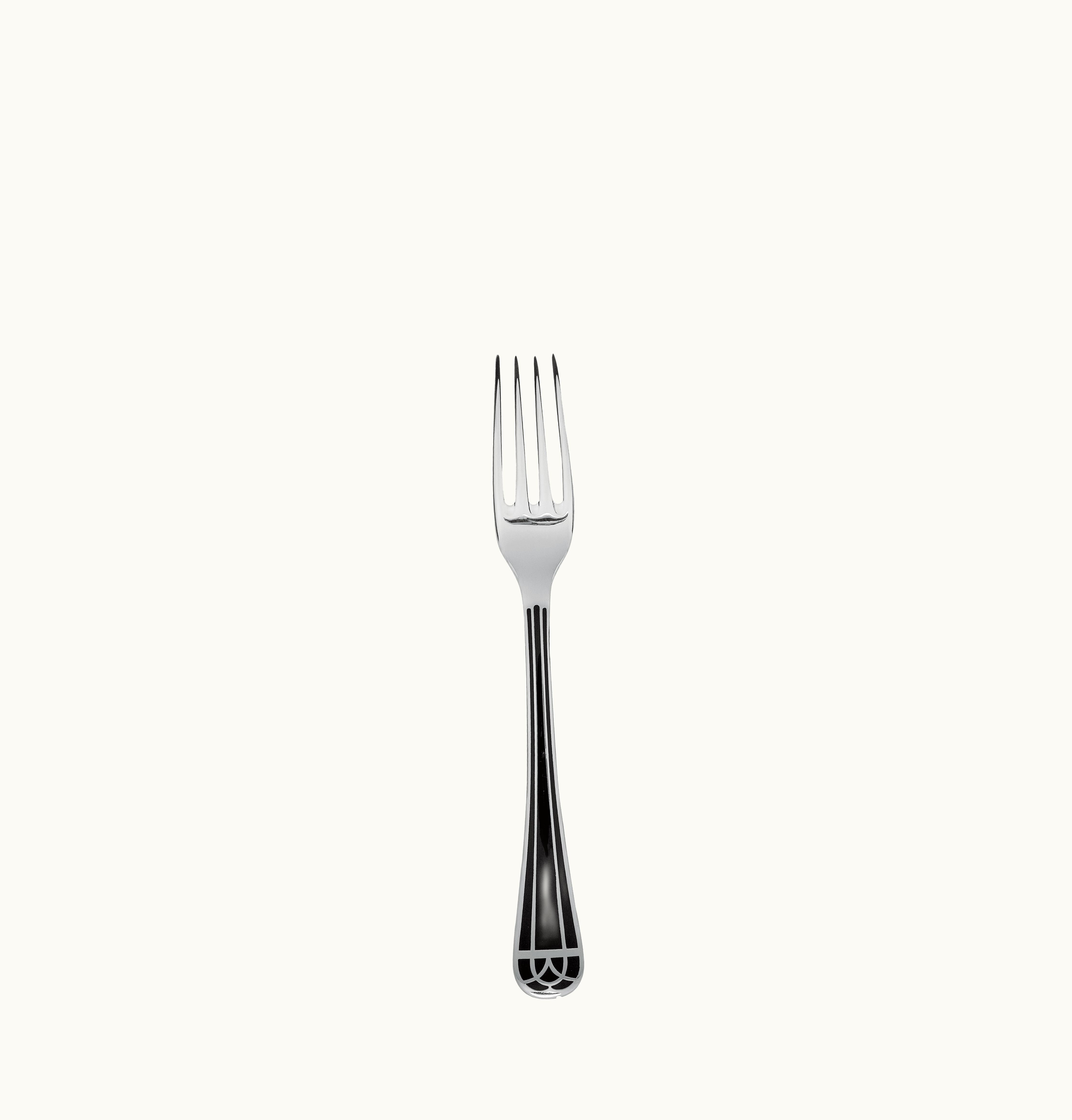 Christofle Christofle Silver-plated Dessert Fork - Black Talisman