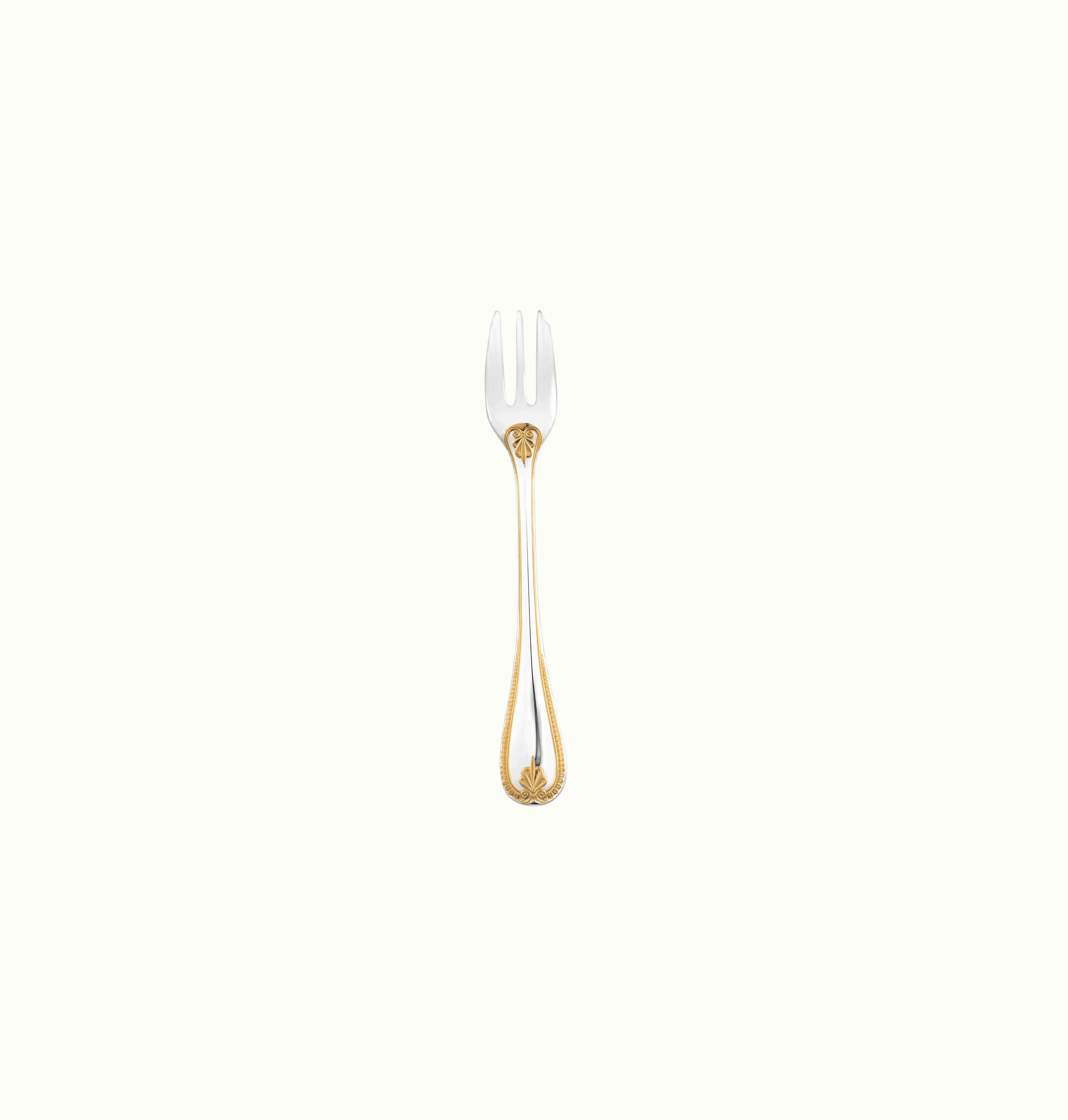 Christofle Christofle Partially Gilded Silver-plated Cake Fork Malmaison