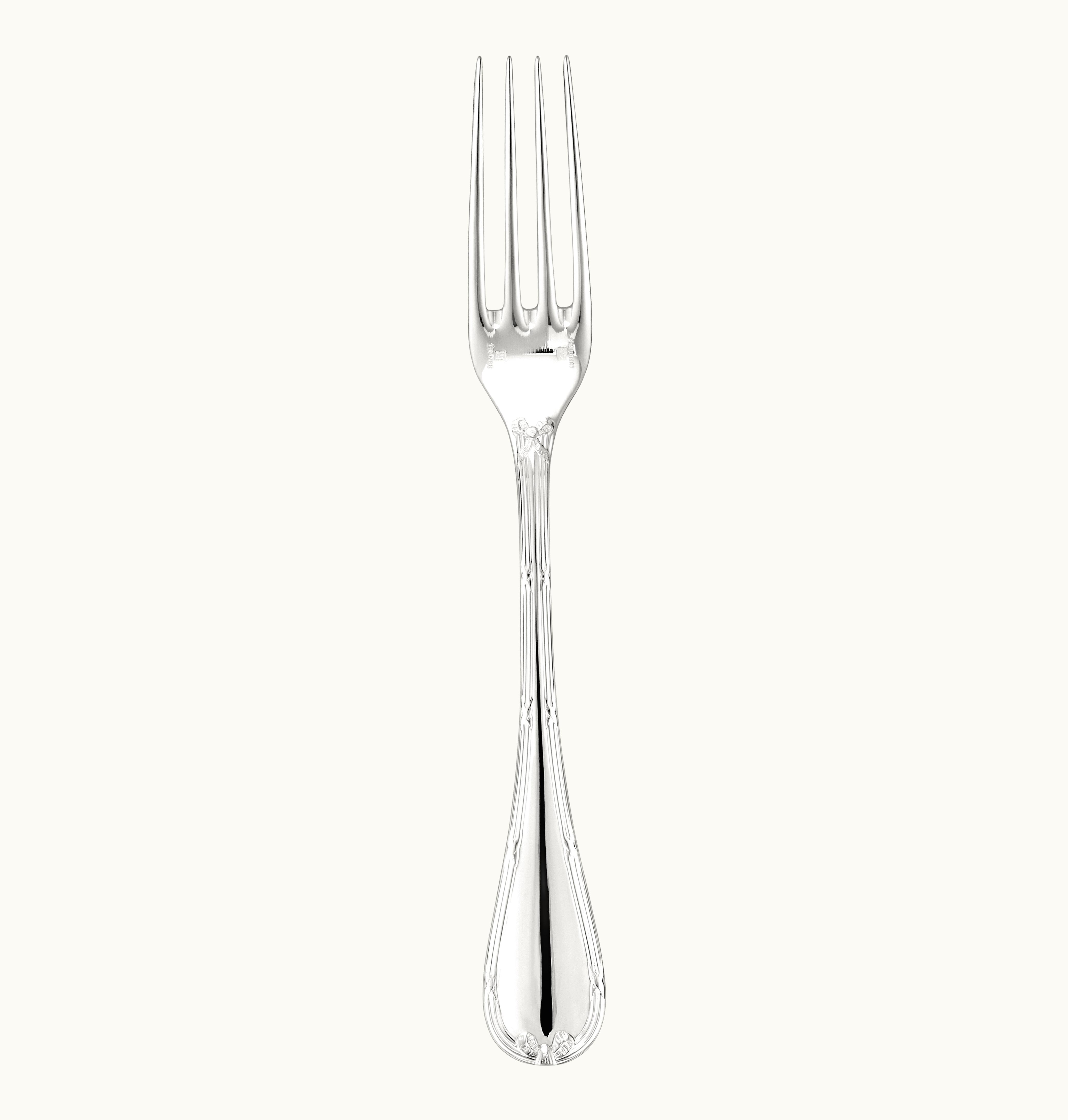 Christofle Christofle Silver-Plated Dinner Fork Rubans