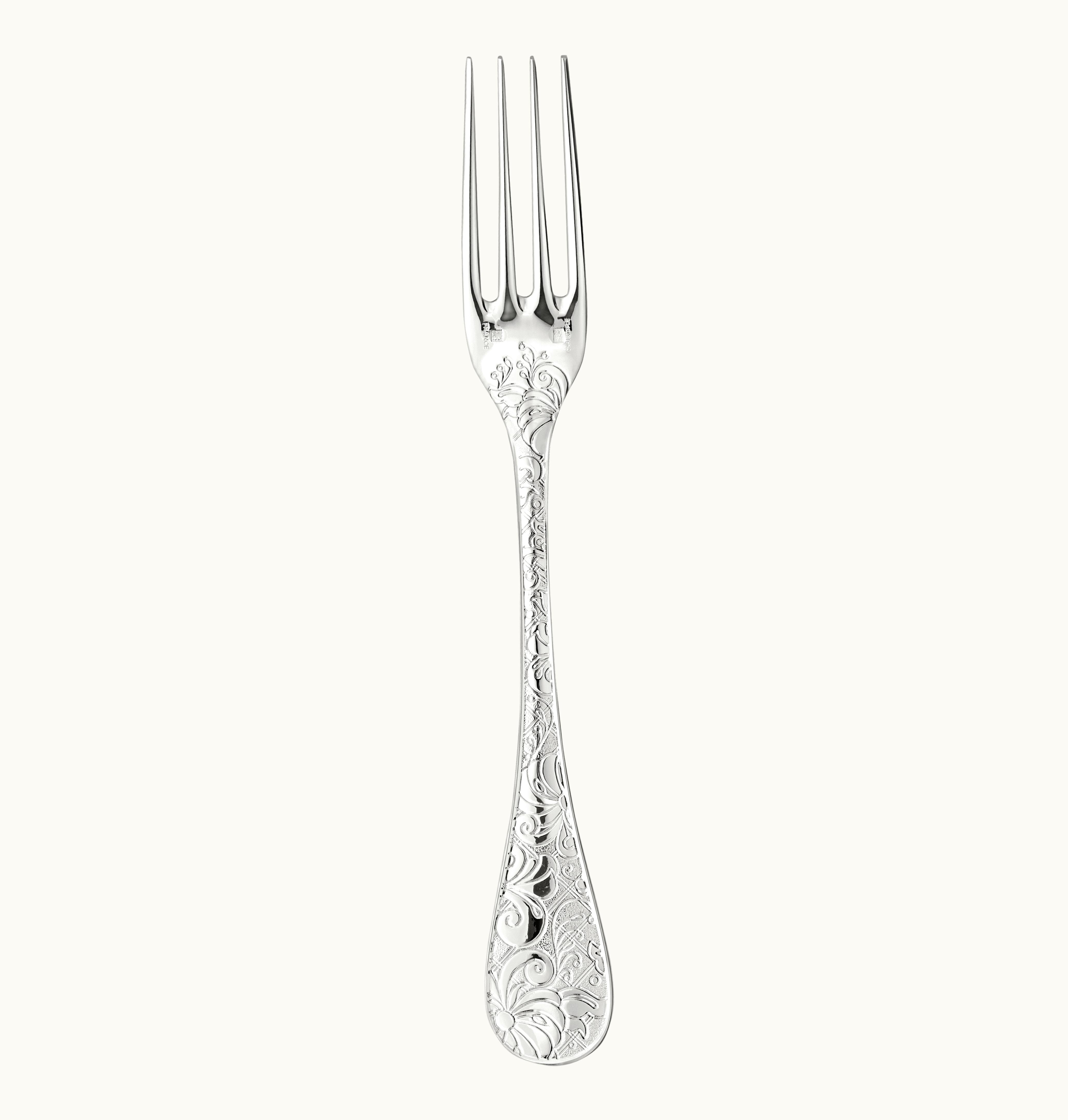Christofle Christofle Silver-Plated Standard Luncheon Fork Jardin d'Eden