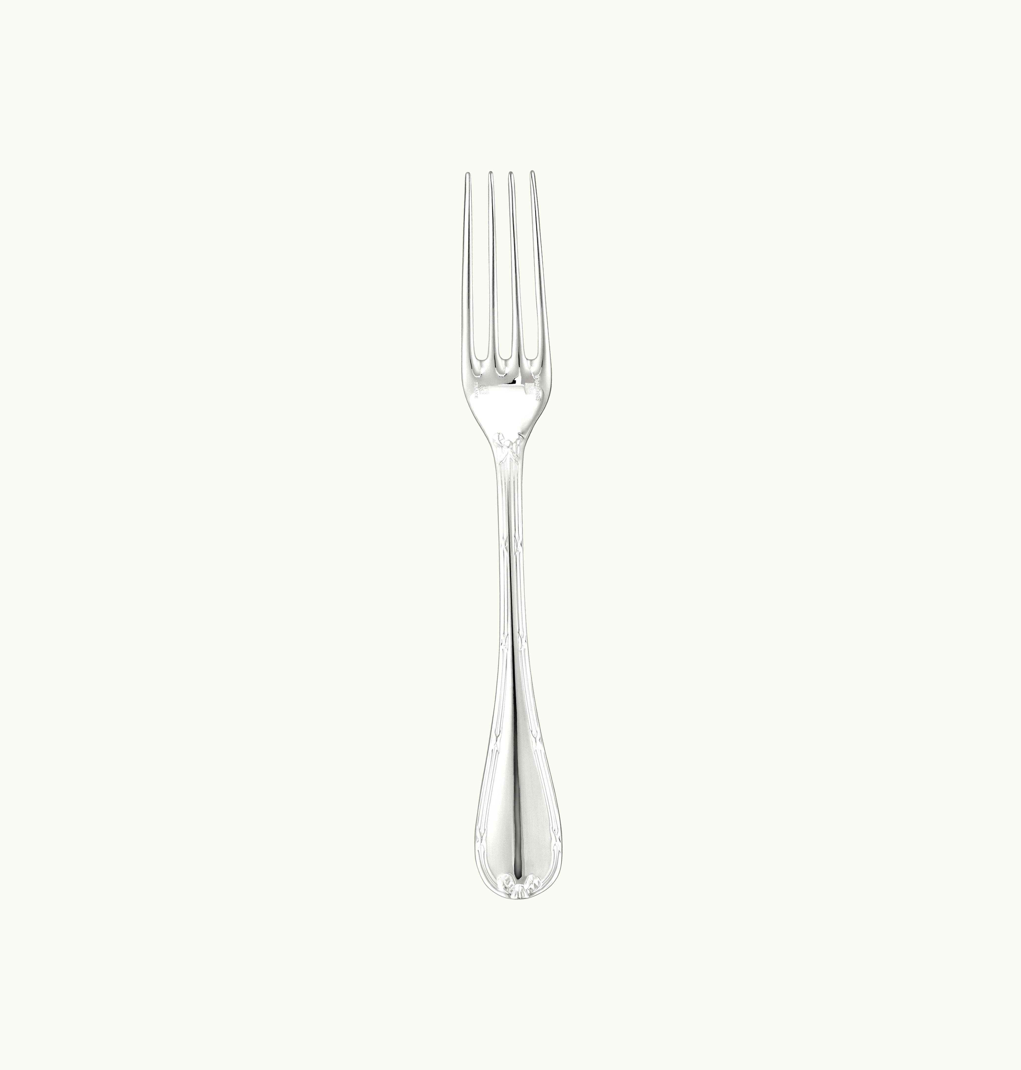 Christofle Christofle Silver-Plated Dessert Fork Rubans