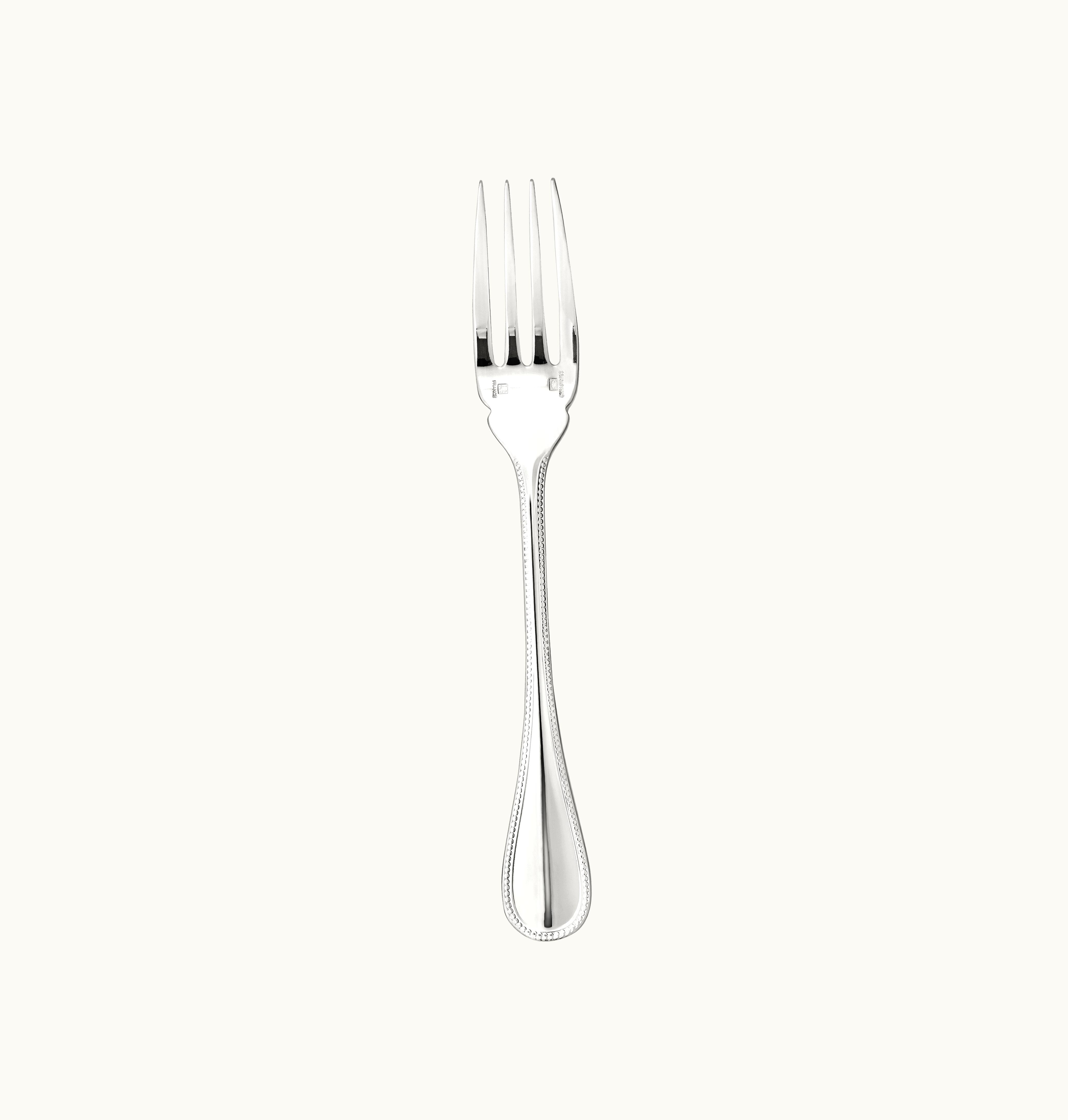 Christofle Christofle Silver-Plated Fish Fork Perles