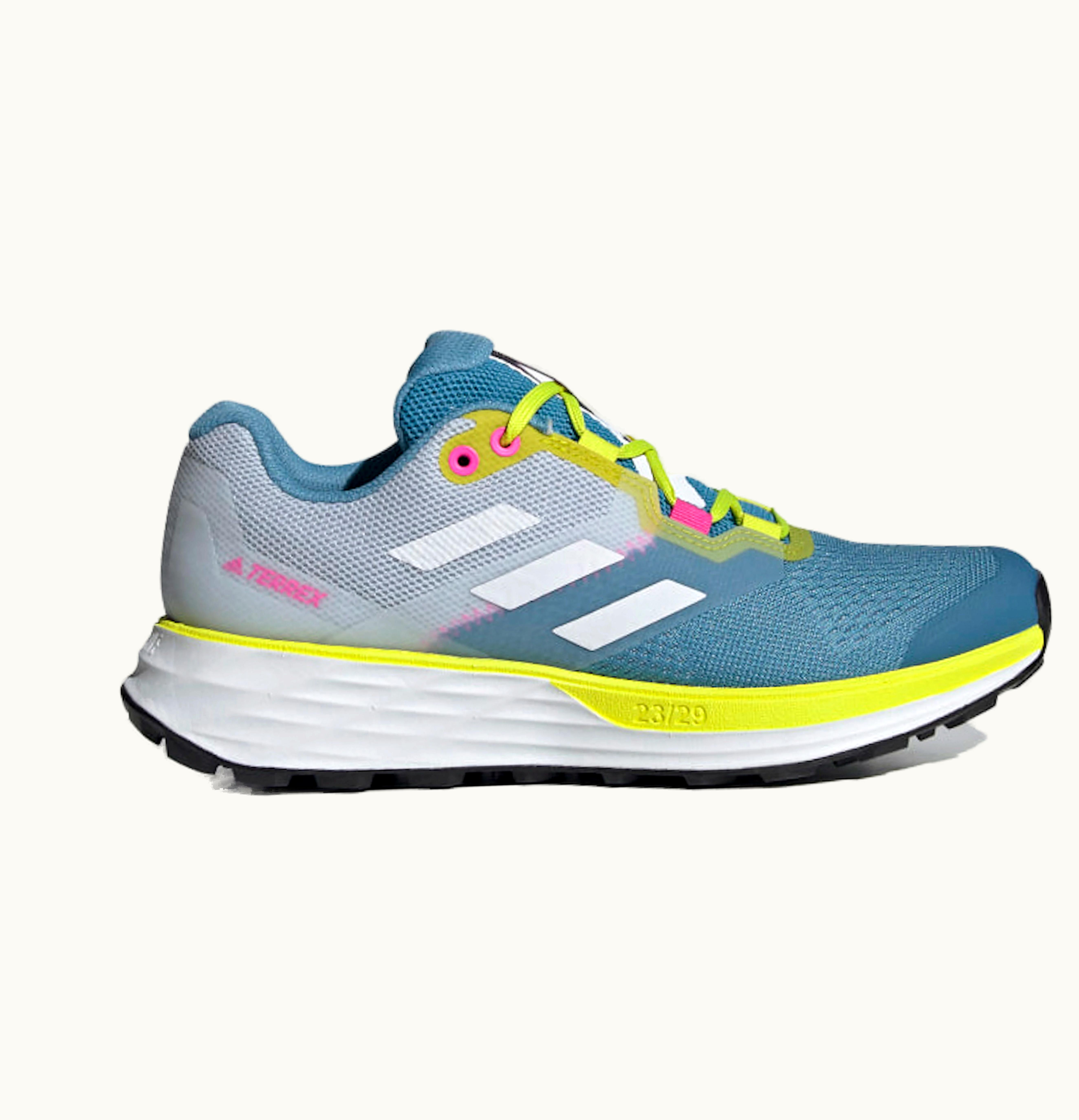 Adidas adidas Terrex Two Flow Trail Hazy Blue Acid Yellow W