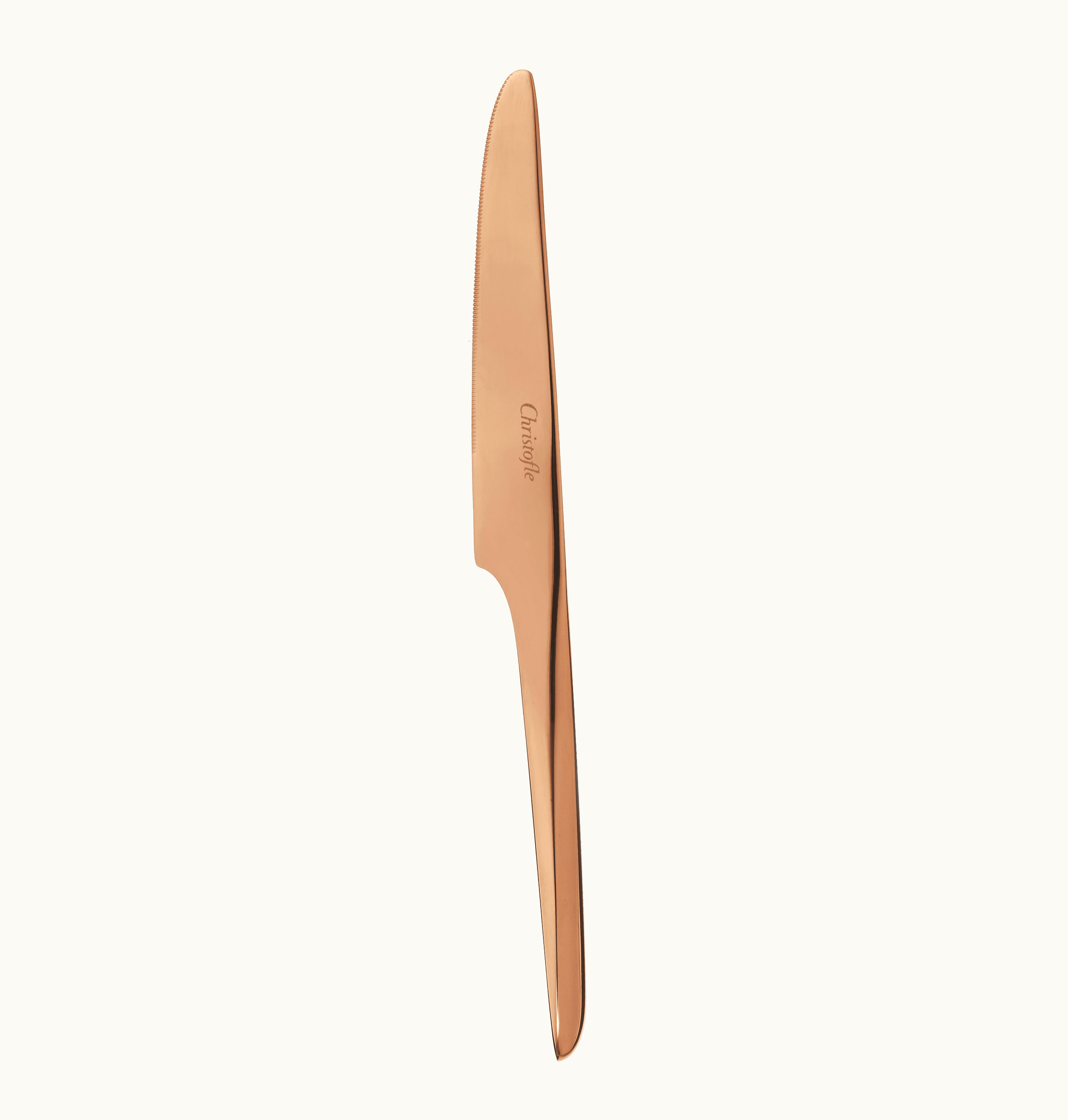 Christofle Copper Stainless Steel Table Knife L'Ame De Christofle
