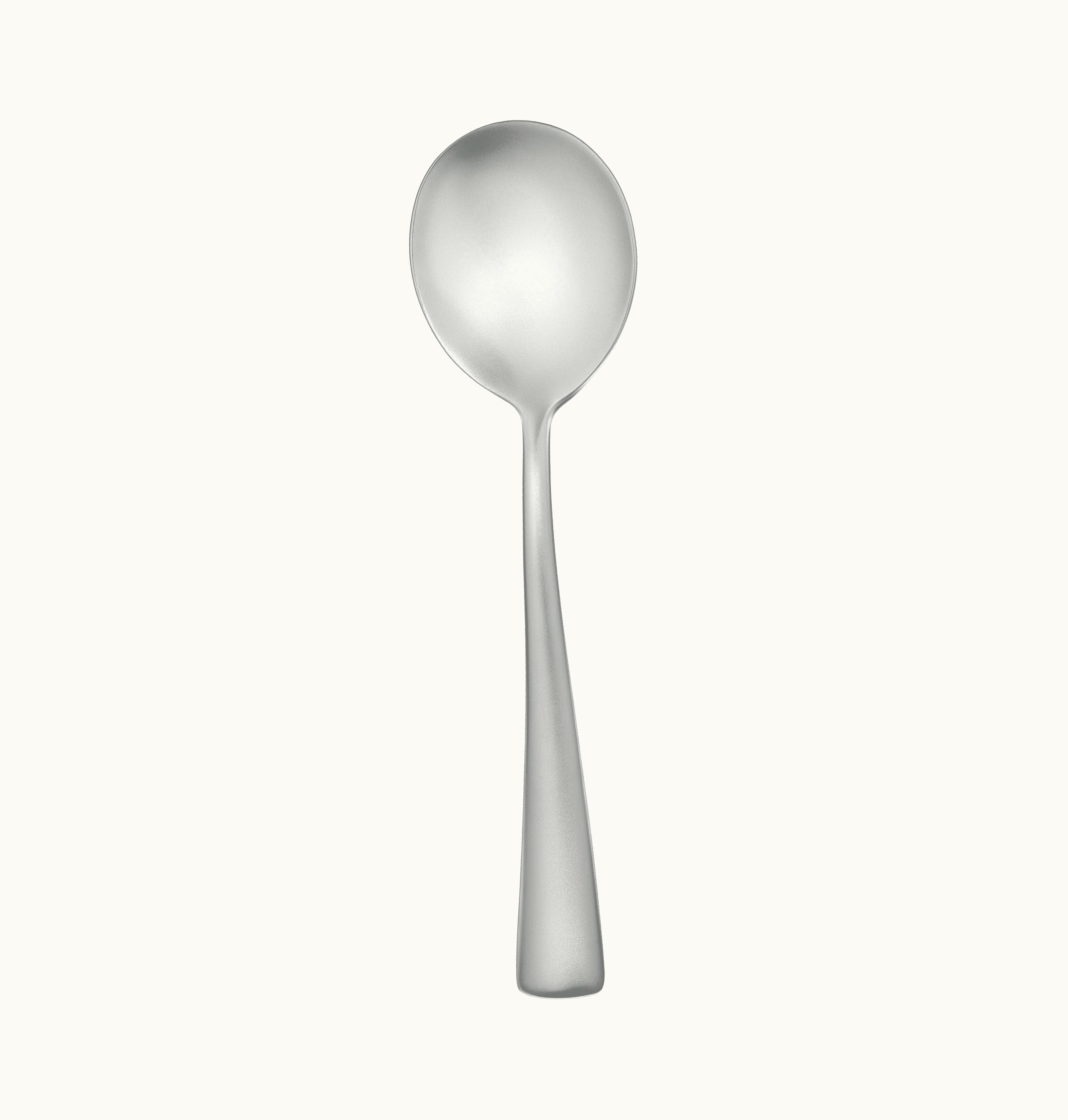 Christofle Christofle Stainless Steel Cream Soup Spoon Elementaire Mat
