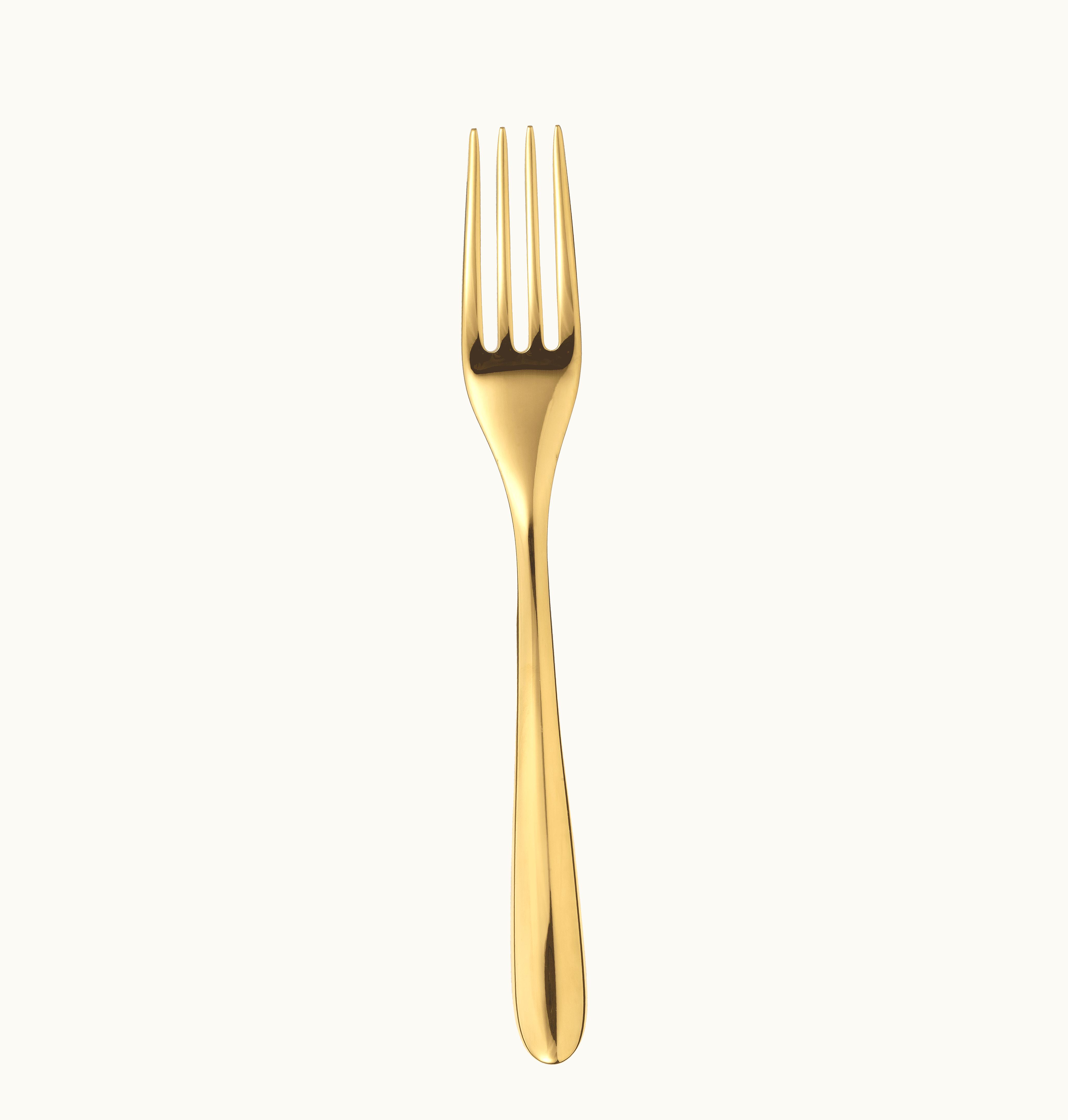 Christofle Gold Stainless Steel Table Fork L'Ame De Christofle