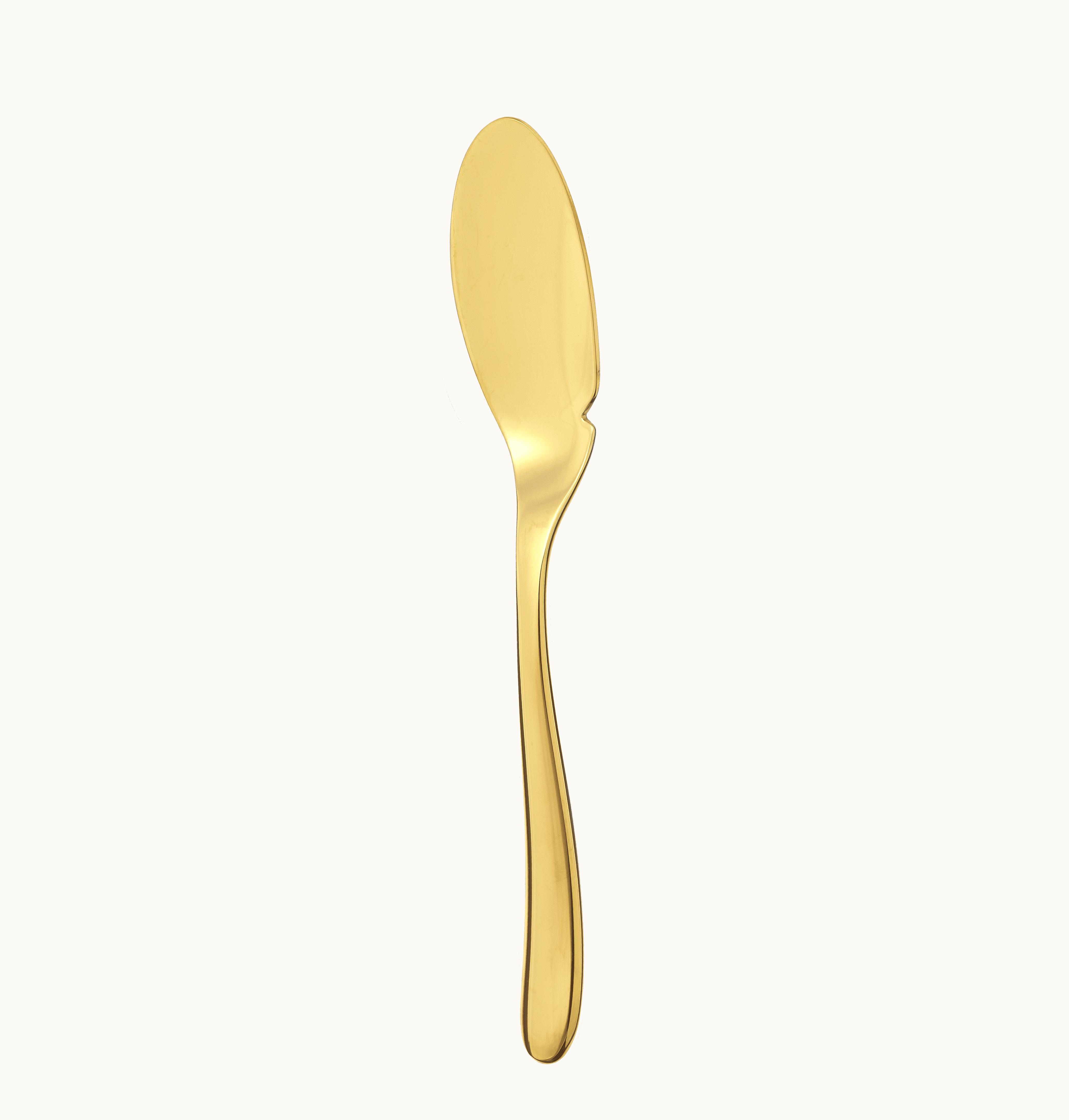 Christofle Gold Stainless Steel Fish Knife L'Ame De Christofle